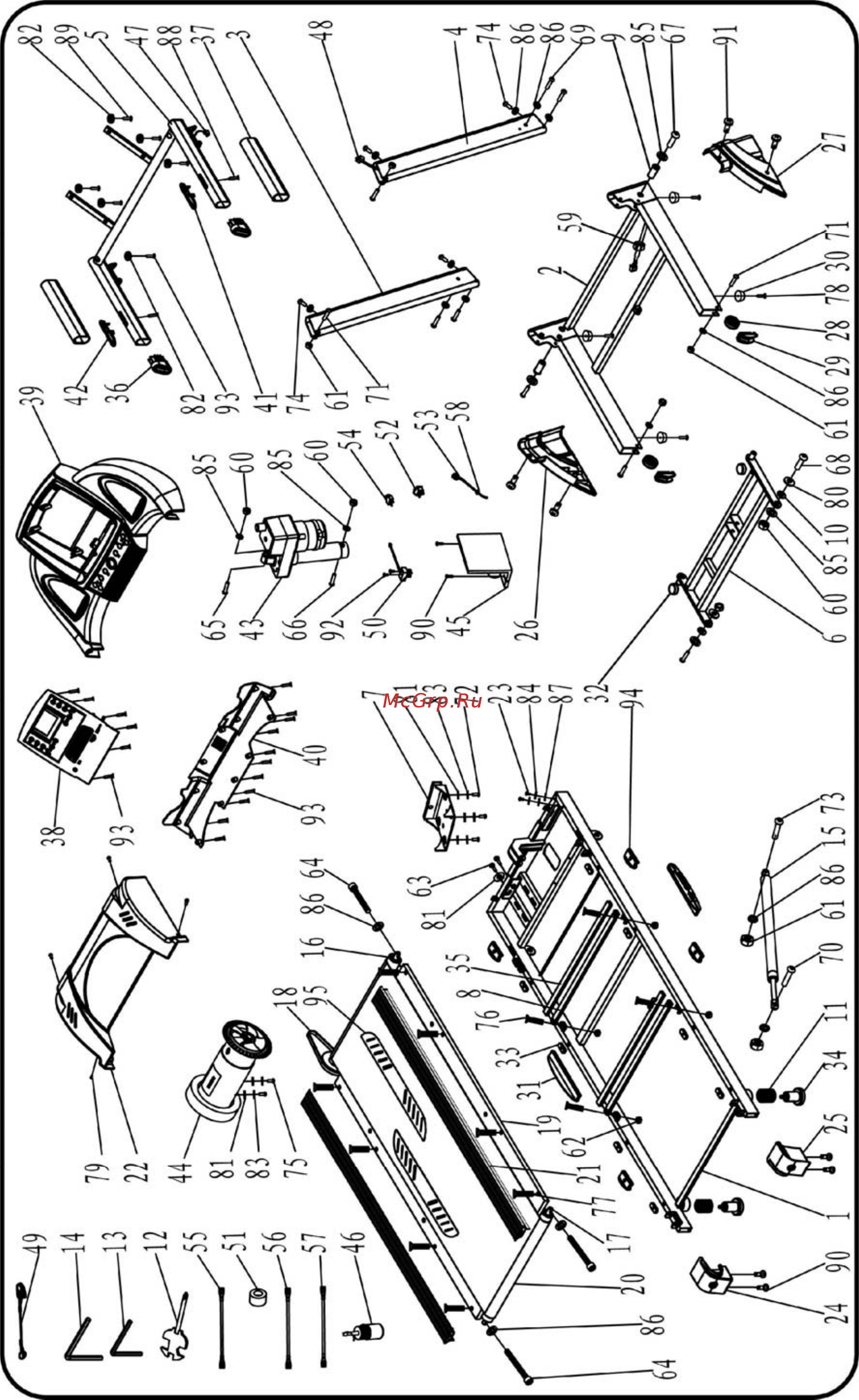 Carbon Fitness T804 HRC Инструкция по эксплуатации онлайн [6/25] 317050