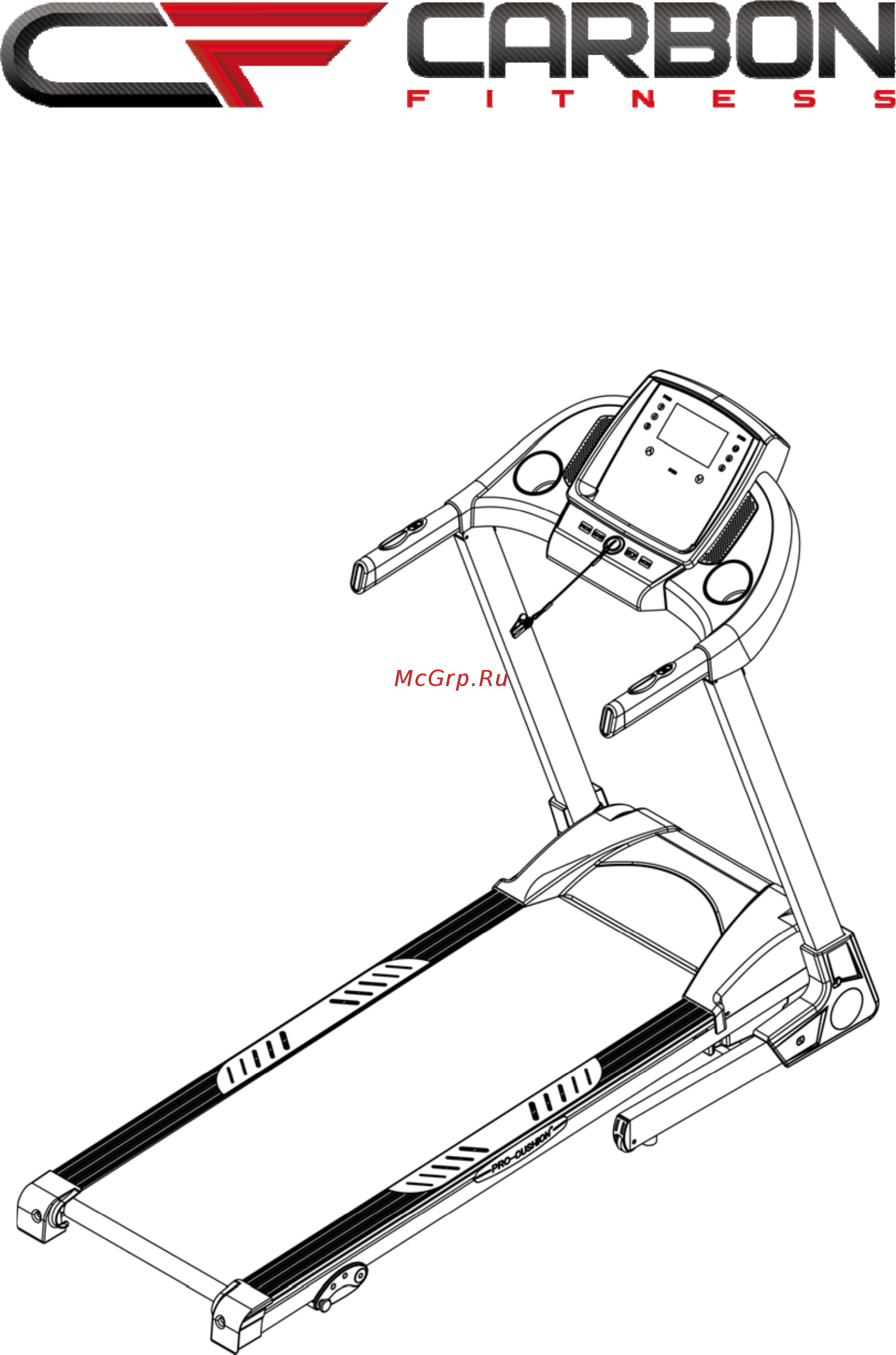 Carbon Fitness T904 ENT HRC Инструкция по эксплуатации онлайн