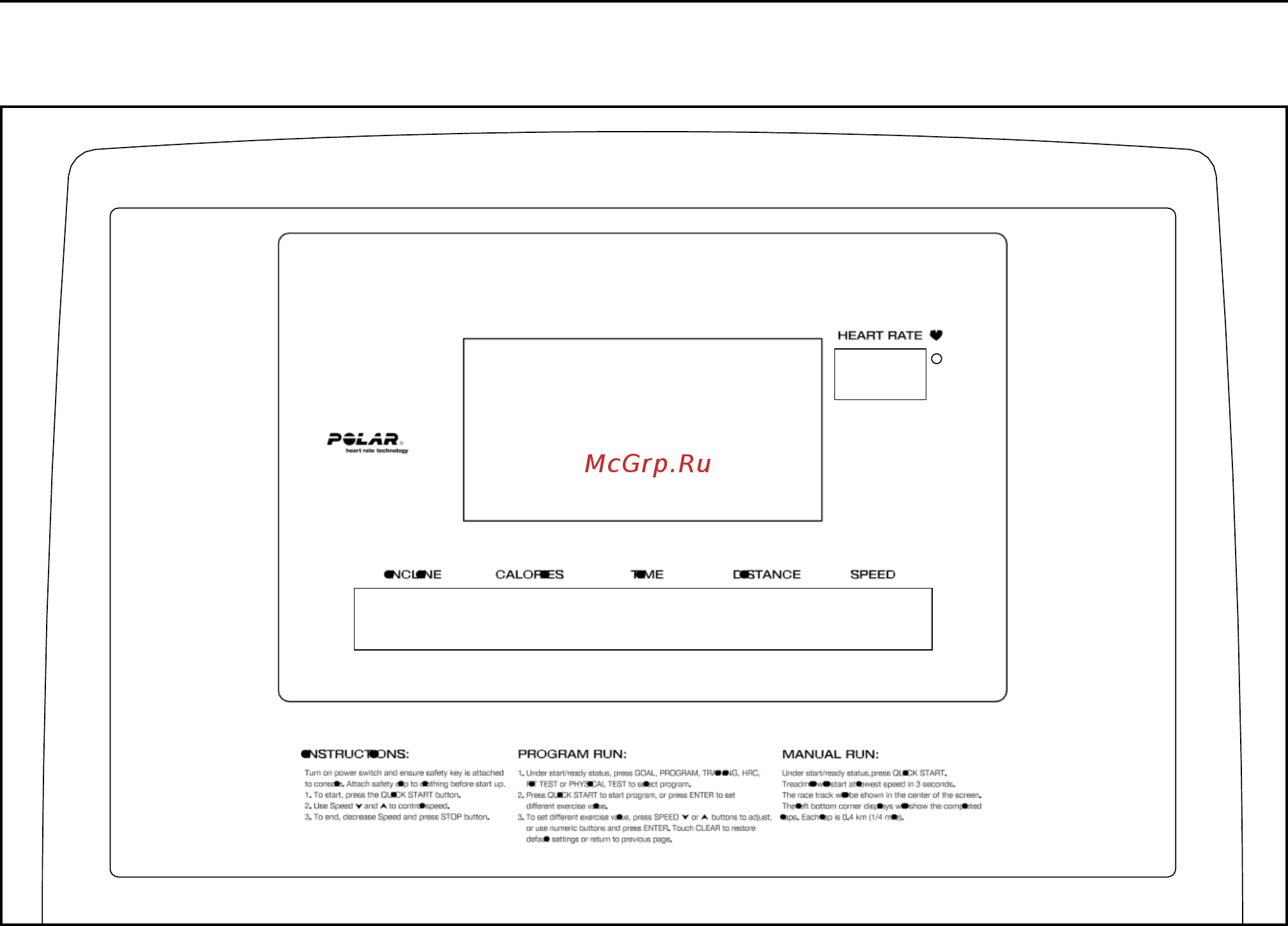 Freemotion T8.7 (VMTL29814-INT) [15/40] Как пользоваться приборной панелью