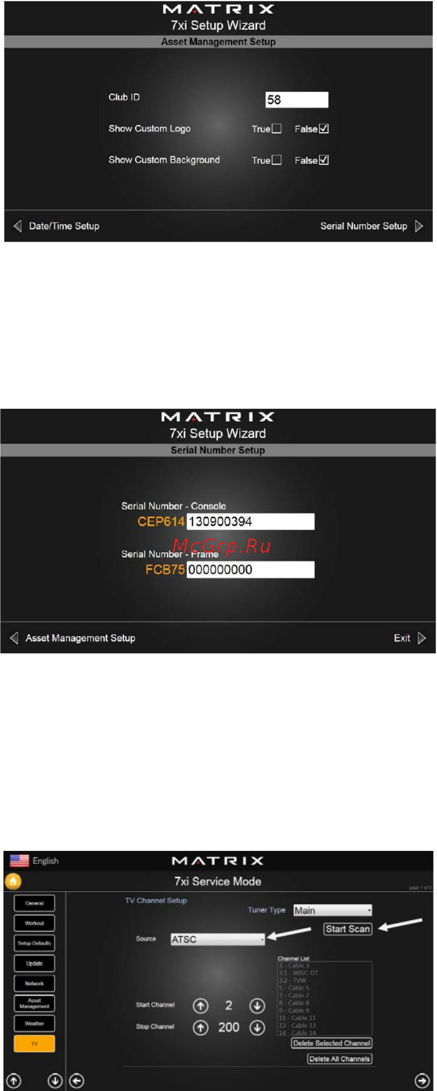 Matrix S7XI [16/26] Настройка тв