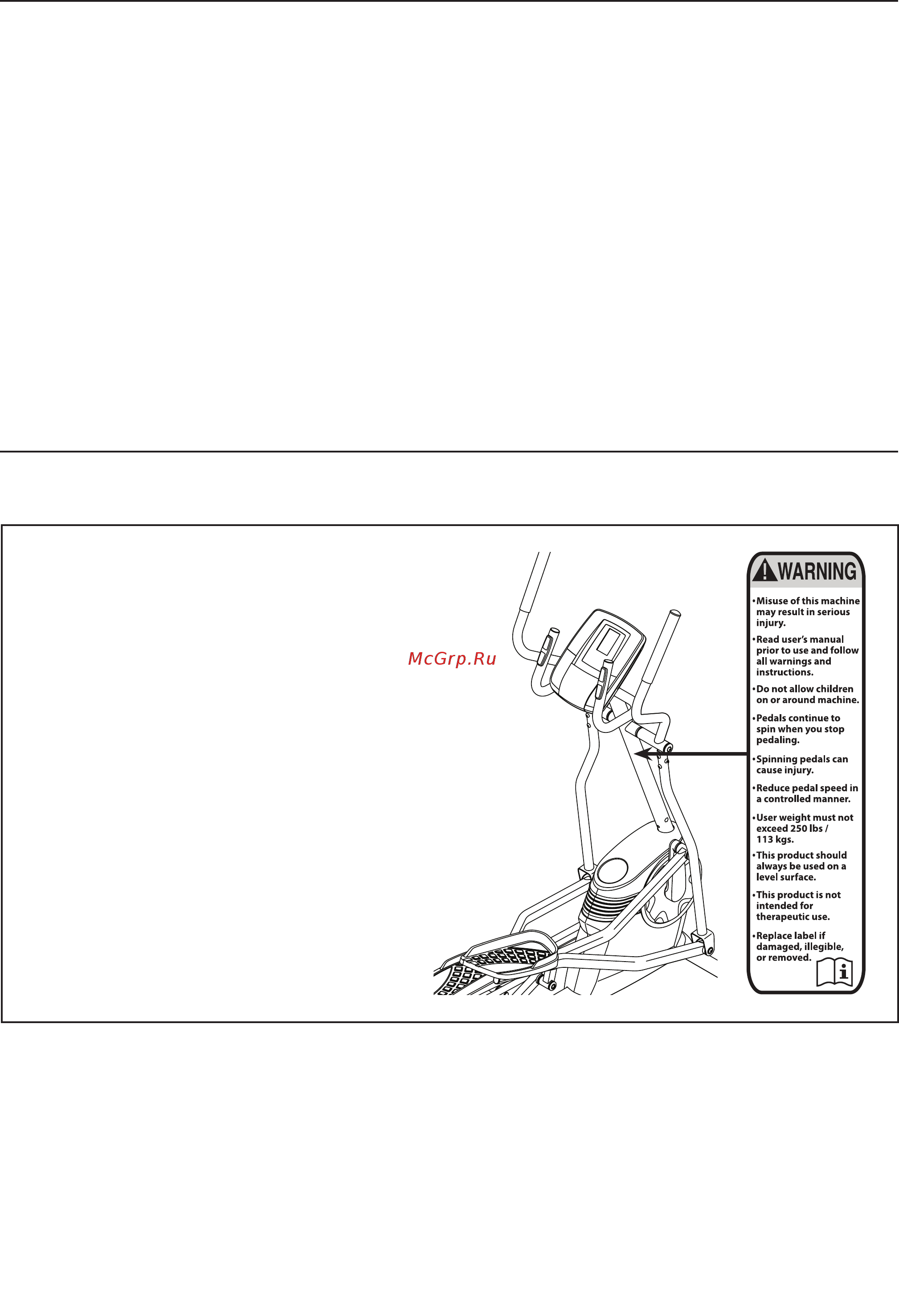 Proform 475 ZLE (PFEVEX23935) [2/24] Table of contents