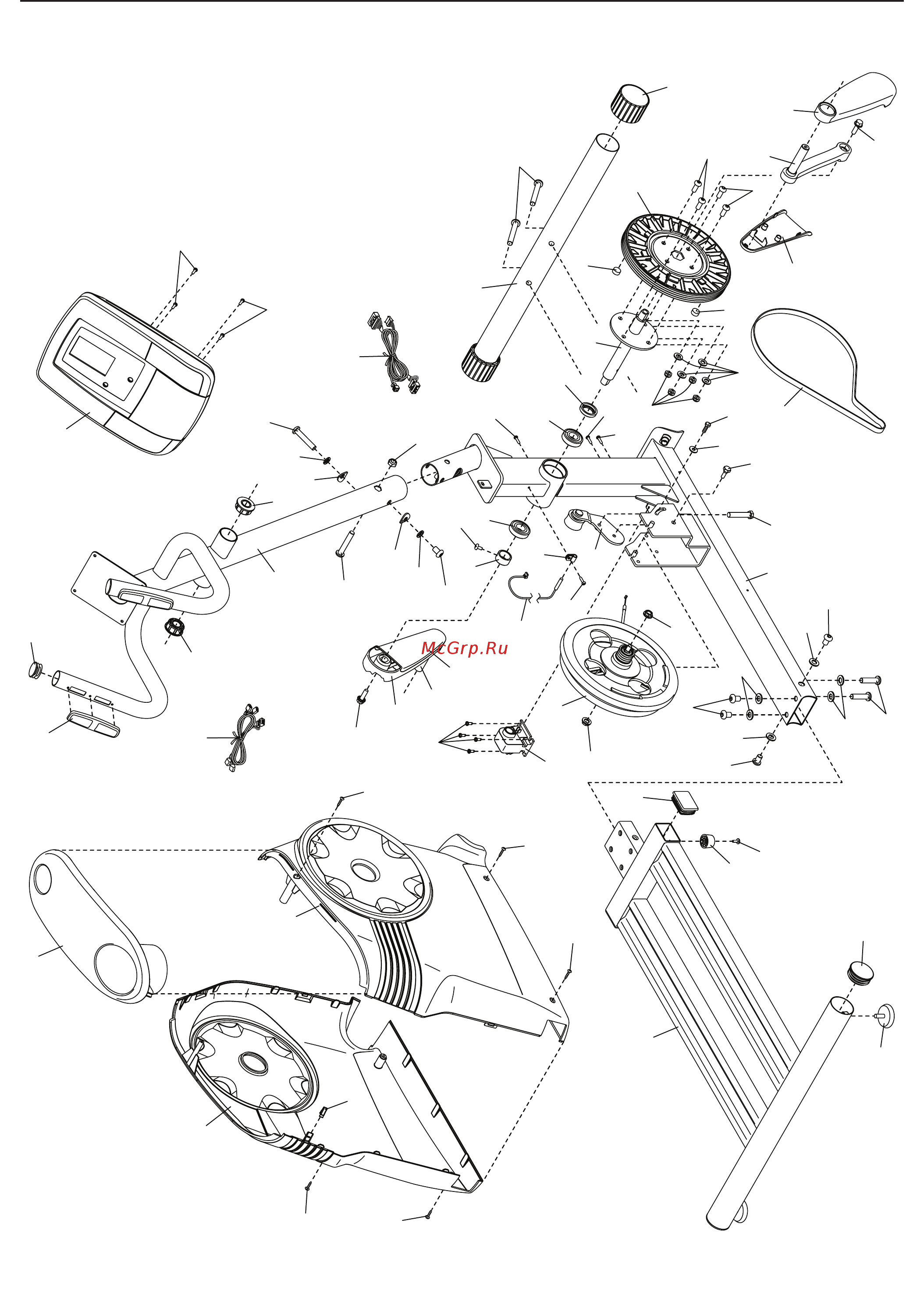 Proform 475 ZLE (PFEVEX23935) [22/24] Exploded drawing a