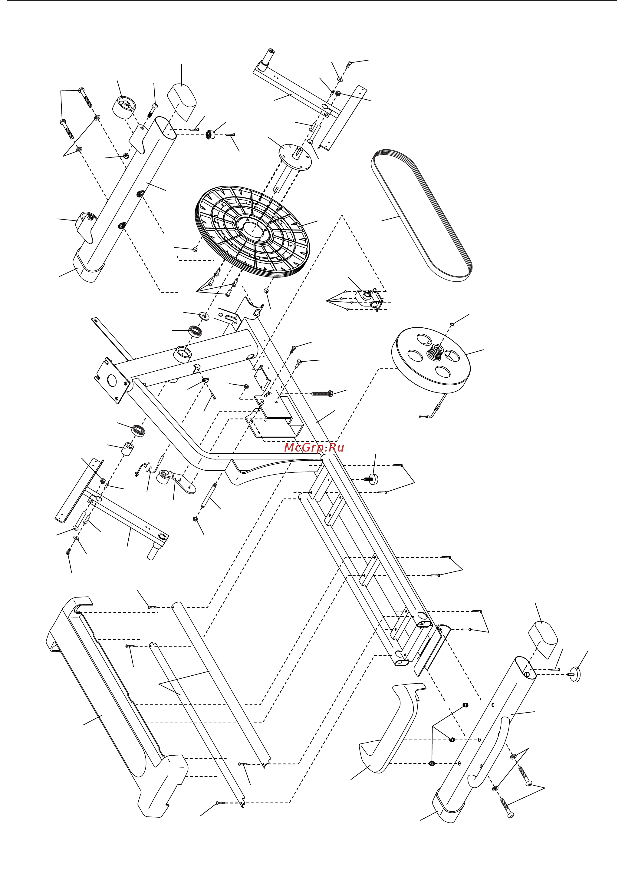 Proform Endurance 420 E (PFEVEL49716) [29/32] Exploded drawing a