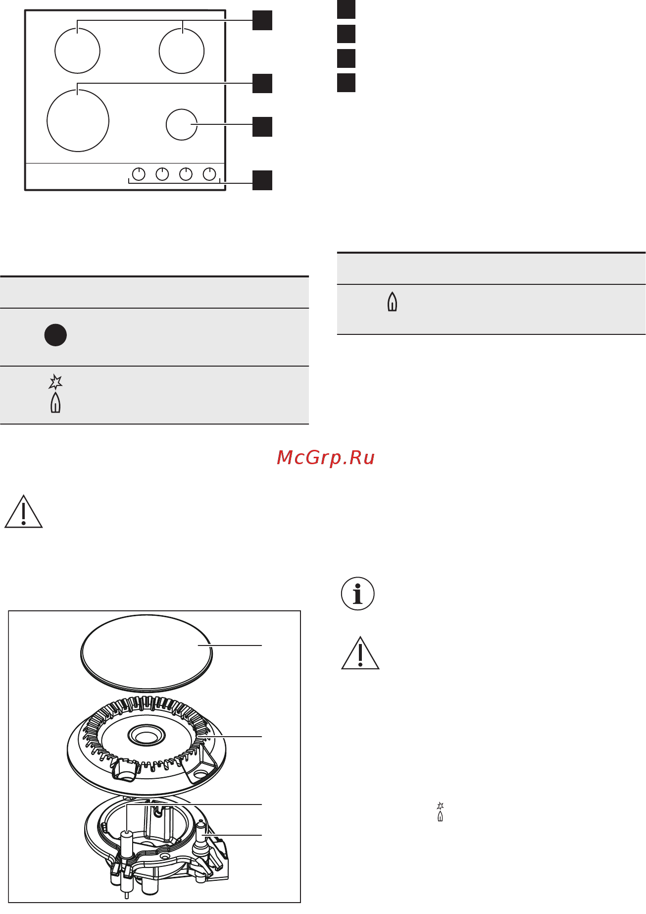 Electrolux GPE263MX [8/60] Пісіруге арналған беттің көрінісі