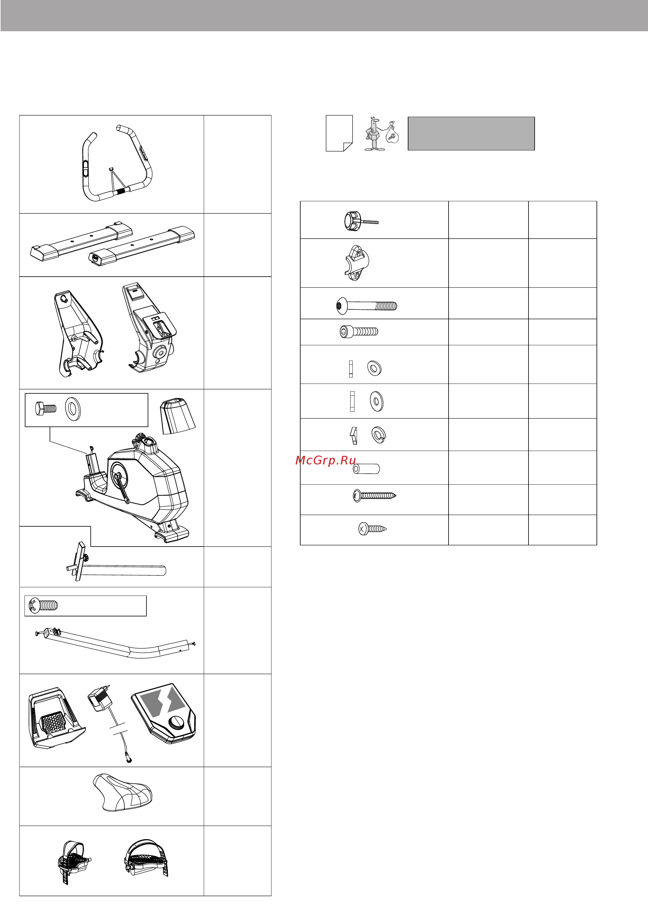 Kettler Giro S3 [5/15] Checkliste packungsinhalt