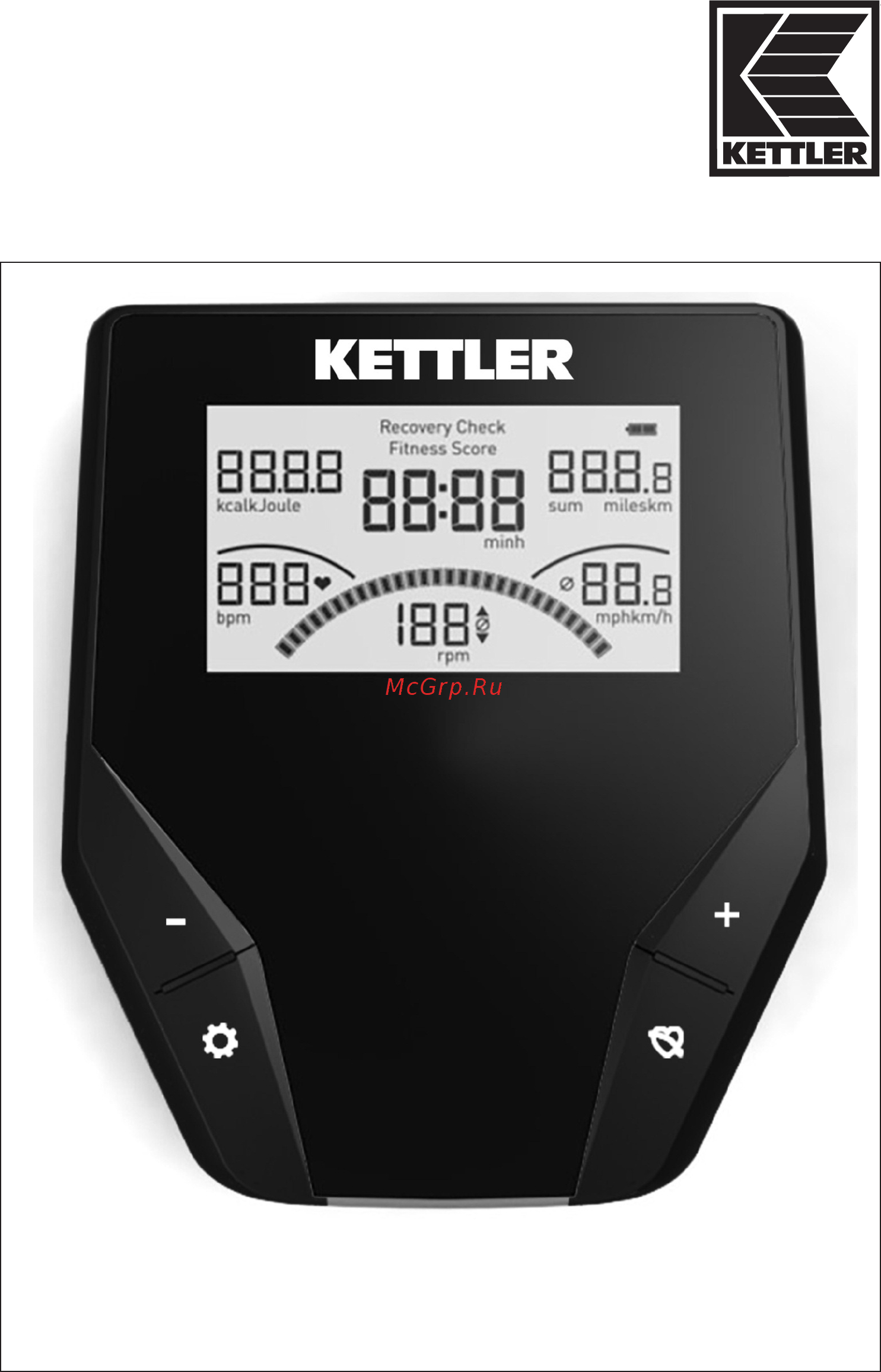 Kettler Giro S1 Руководство по использованию компьютера онлайн