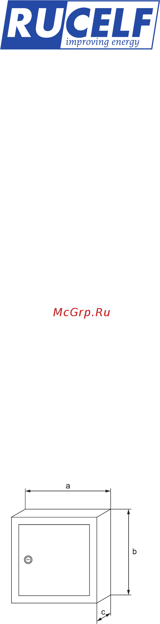 Rucelf ЩМП 11 Инструкция по эксплуатации онлайн