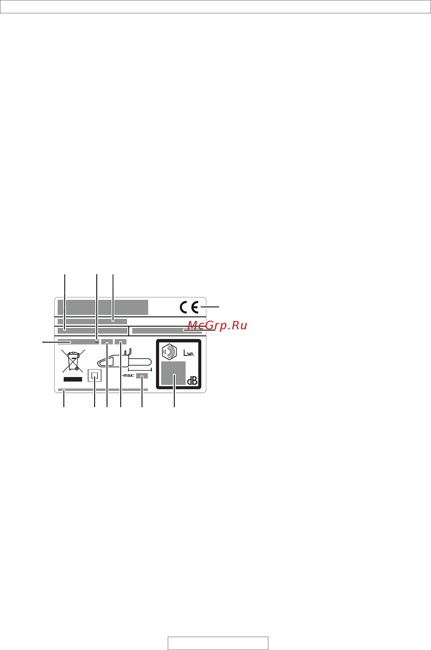 McCulloch CSE2040S + дополнительная цепь 9671482-02 [160/288] 11 4 2 5 12