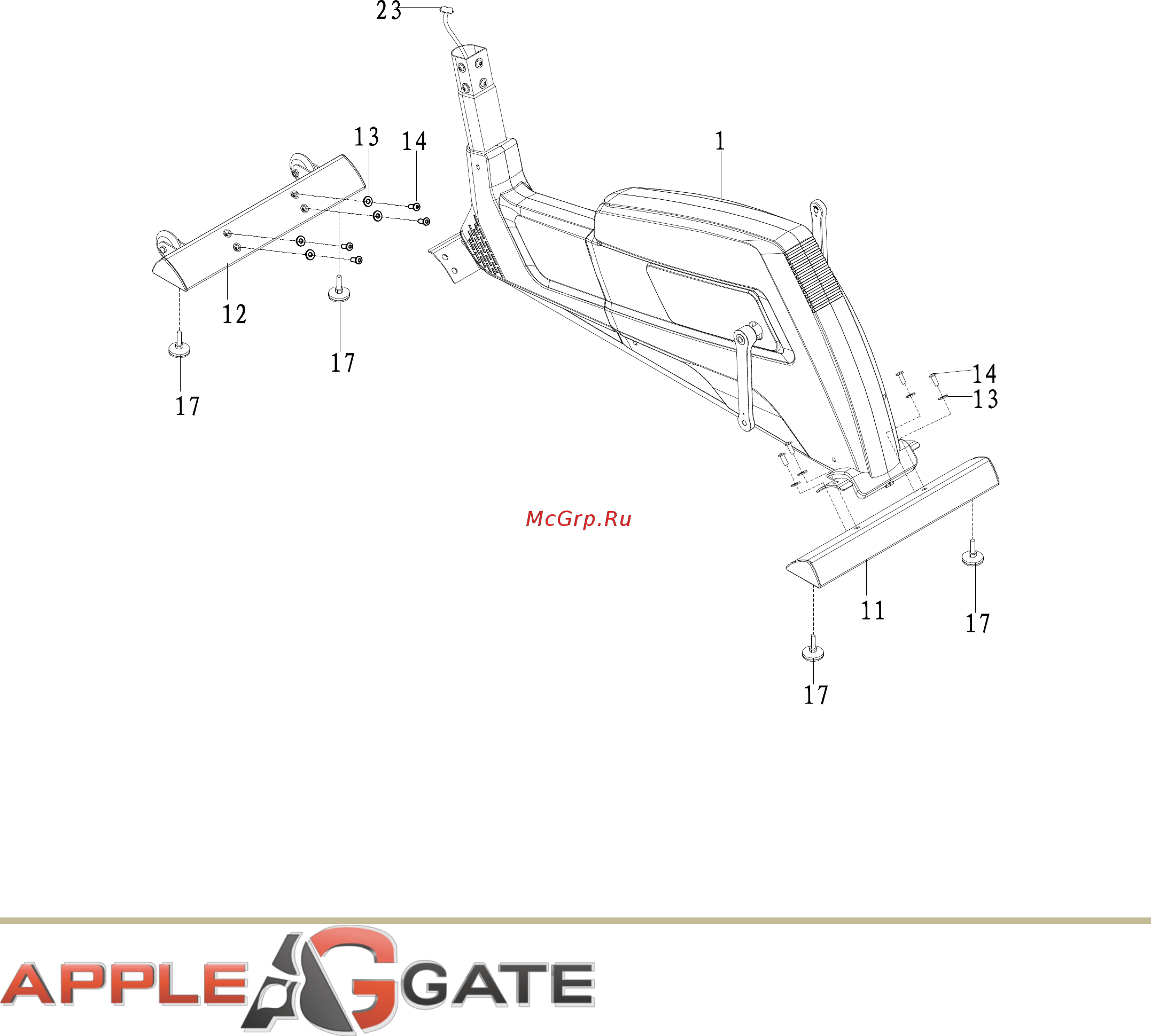 APPLEGATE E22 A [12/23] Сборка оборудования