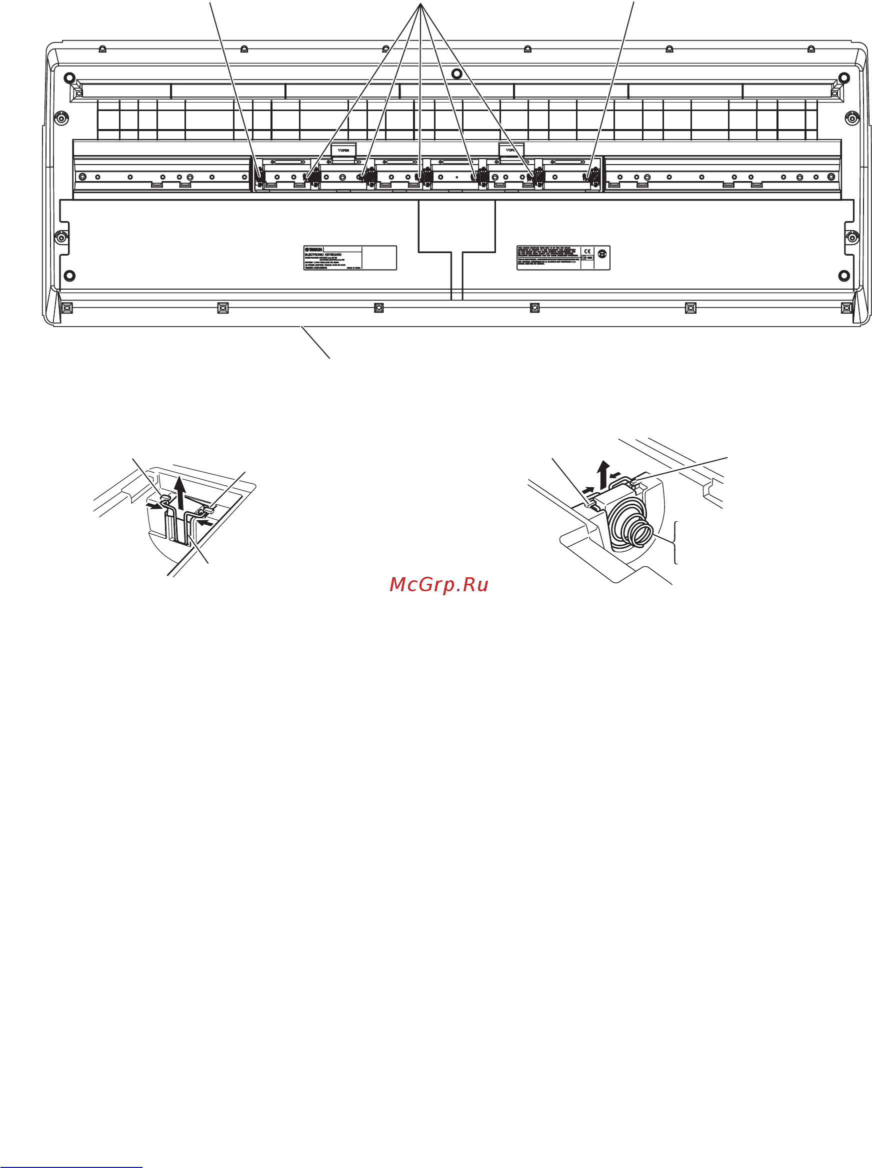 Yamaha DGX-220 [10/52] Spring terminal a spring terminal and