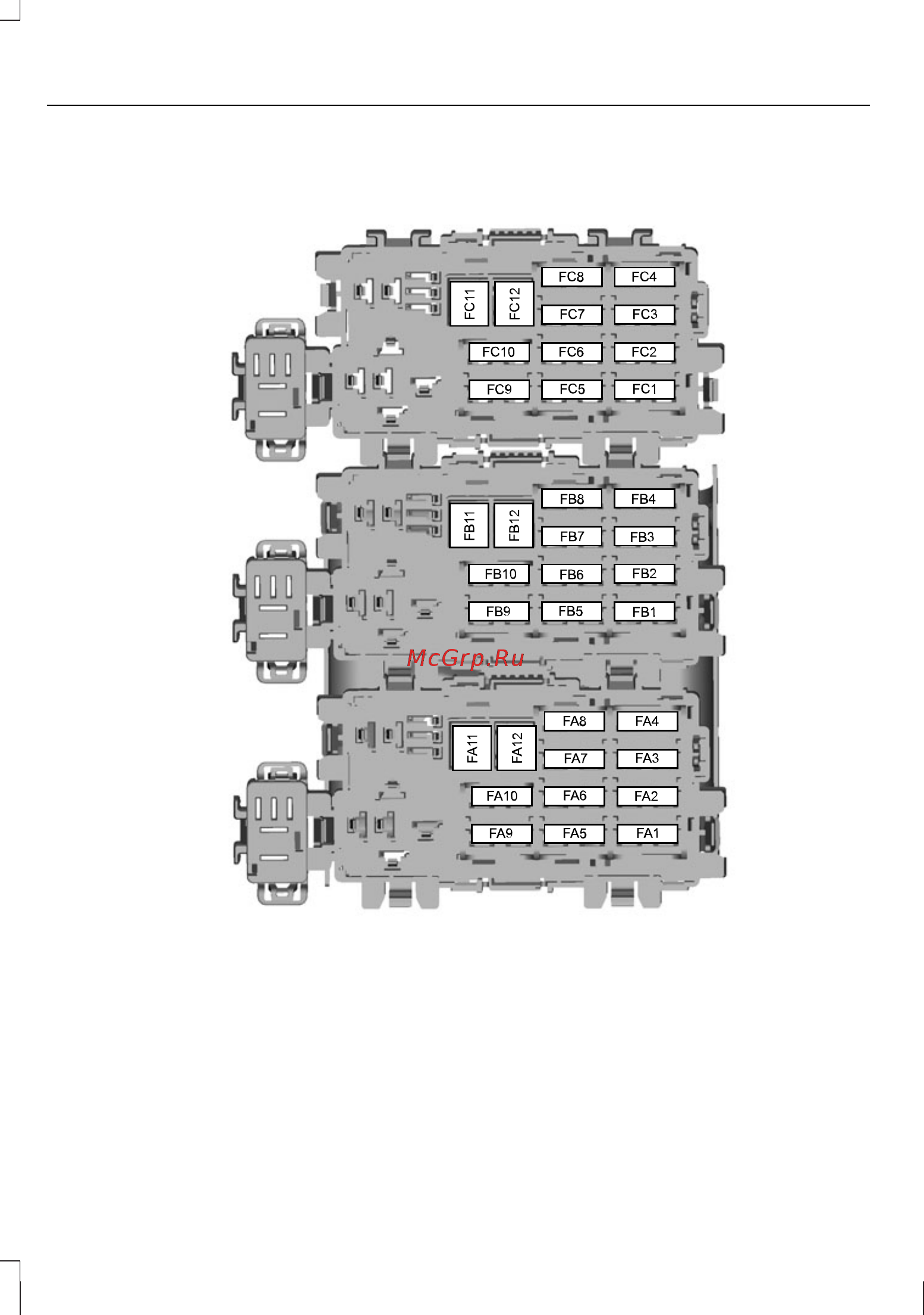 Ford Mondeo (2010) [222/336] Плавкие предохранители