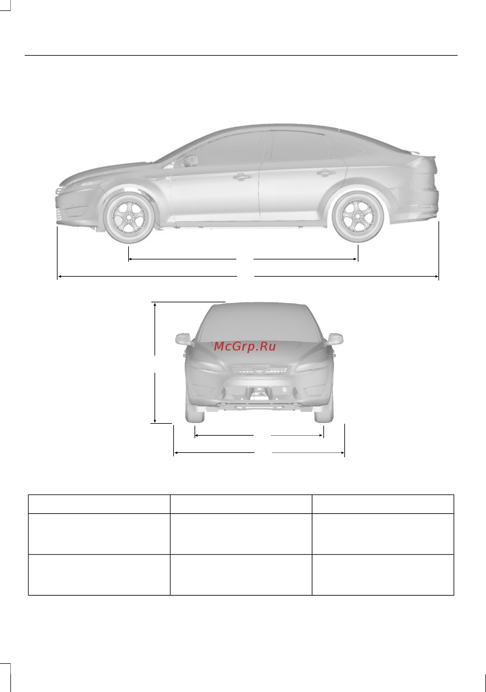 Ford Mondeo (2010) [268/336] Технические характеристики