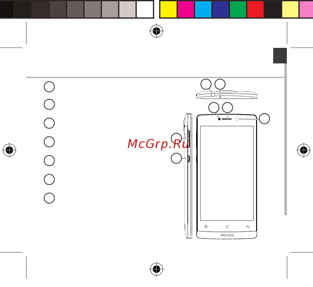 Archos 55 Diamond [3/181] Description of the phone