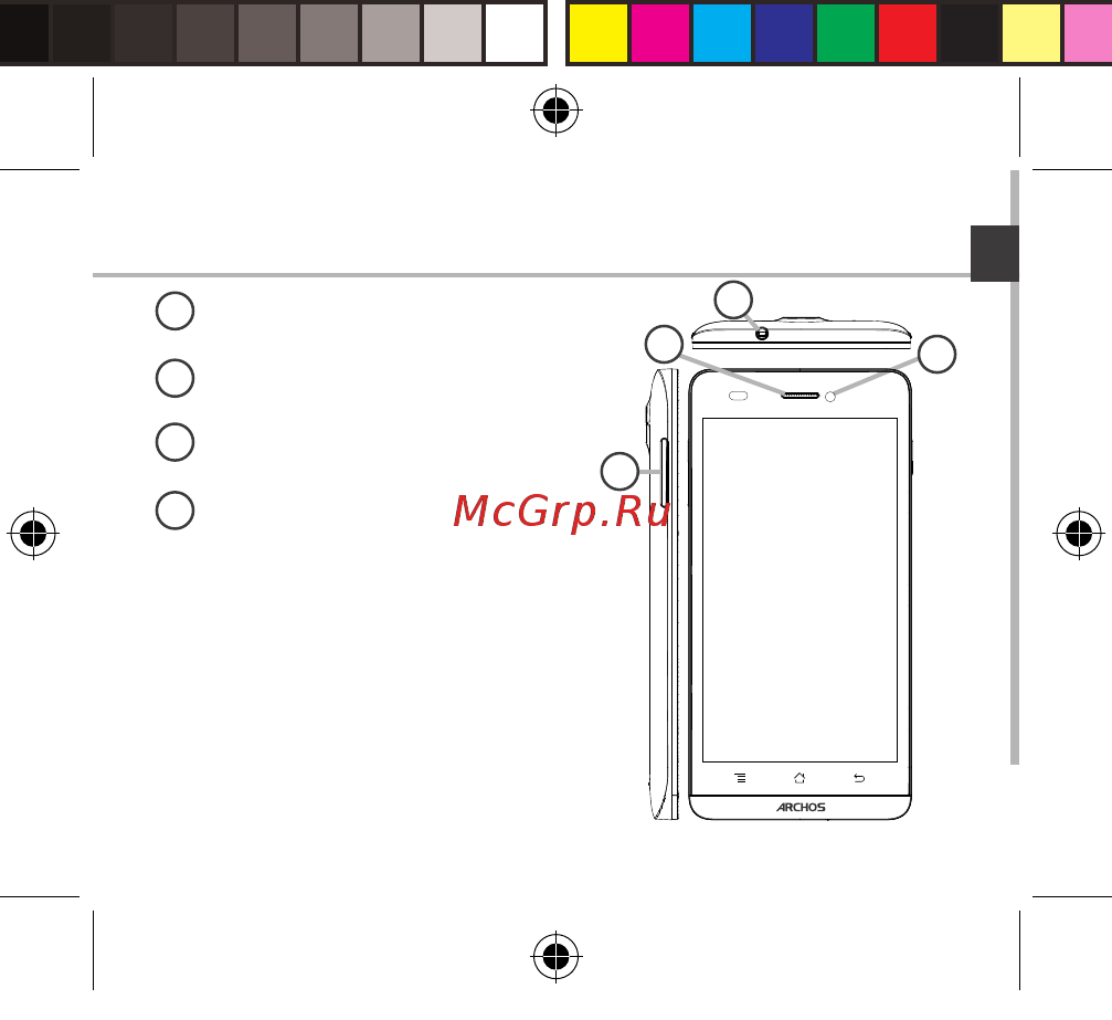 Archos 45b Helium [19/181] Description du téléphone