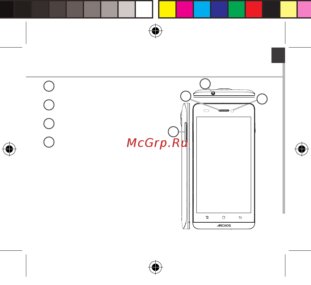 Archos 45b Helium [3/181] Description of the phone