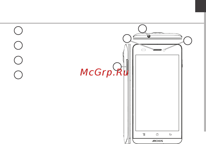 Archos 45 Helium [3/147] Description of the phone