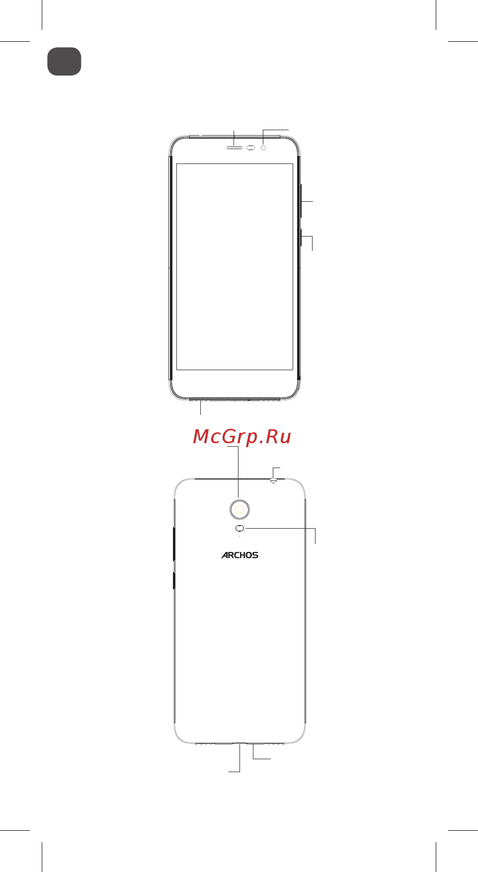 Archos Core 50P [18/41] Beschrijving van het apparaat