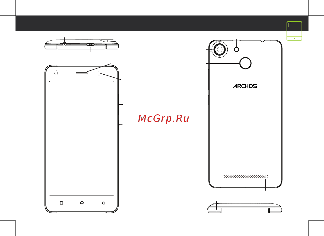 Archos 50b Cobalt [9/81] Description de l appareil