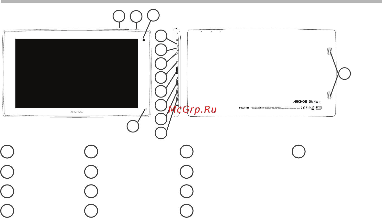 Archos 101 Neon [4/114] Description of the device