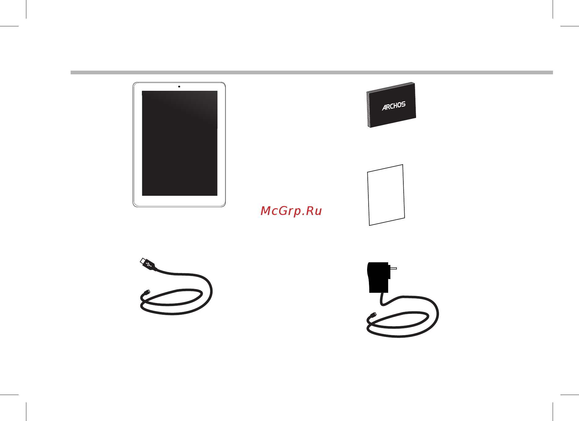 Archos 80 Cobalt [2/114] Package contents