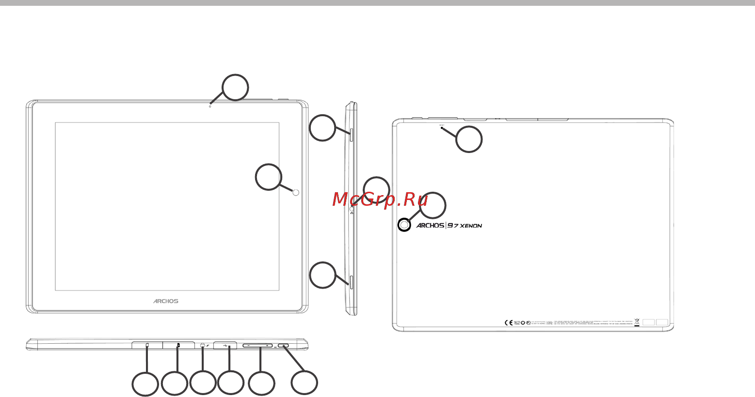 Archos 97 Xenon [20/131] Description de l appareil