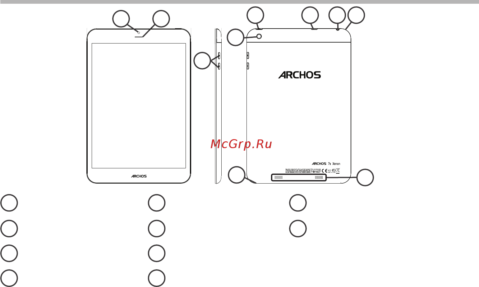 Archos 79 Xenon [60/114] Descrizione del archos