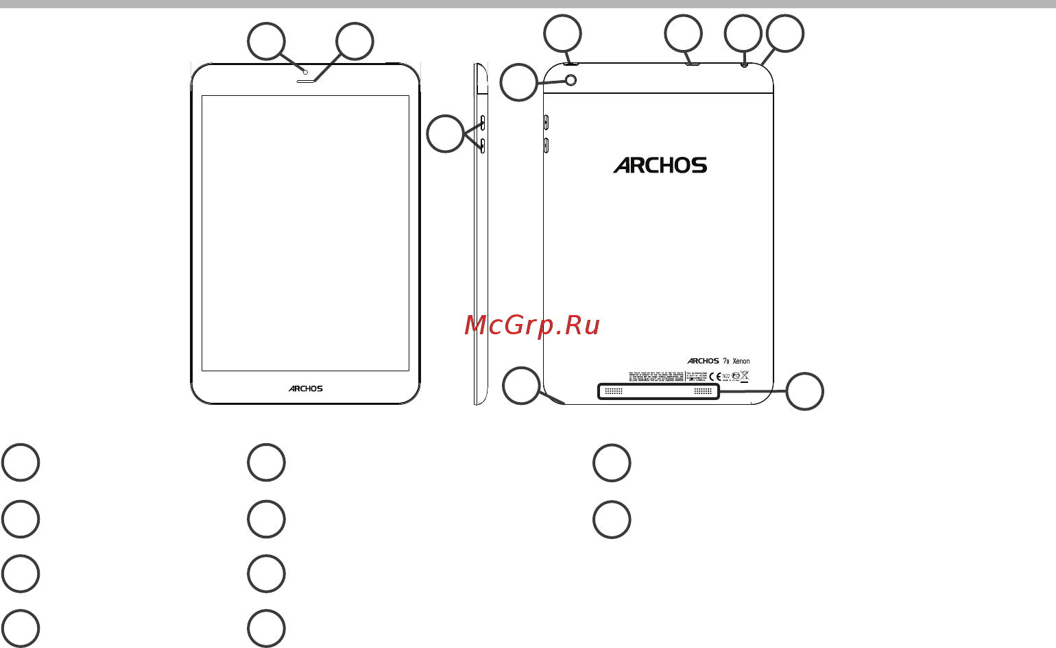 Archos 79 Xenon [74/114] Beschrijving archos