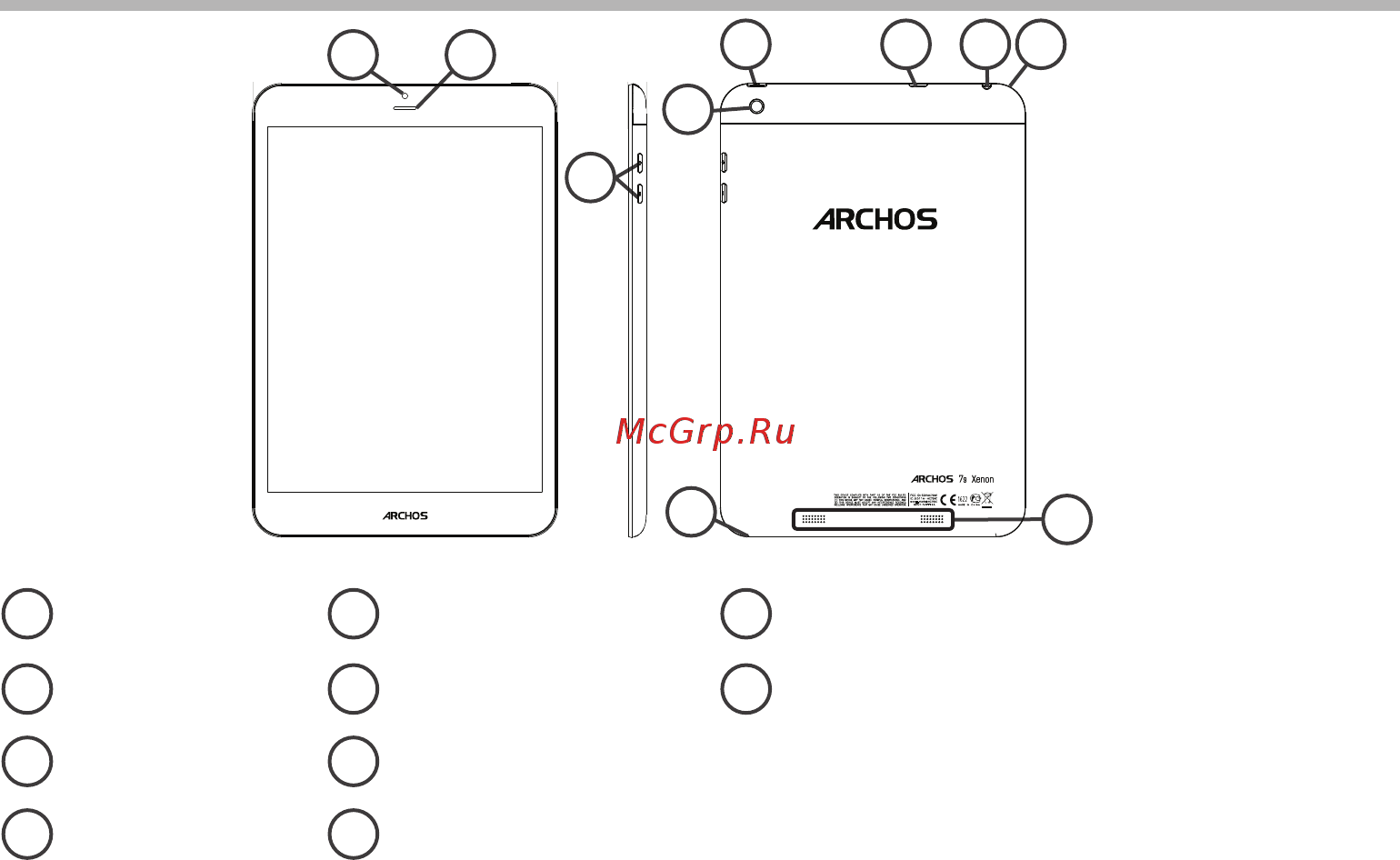 Archos 79 Xenon [88/114] Descrição do archos