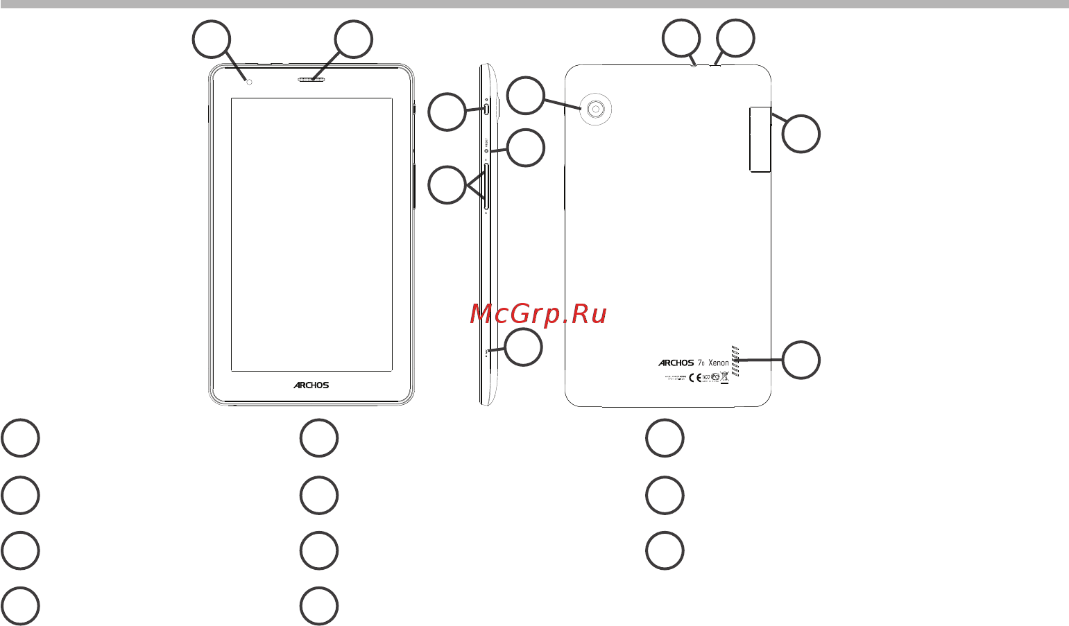 Archos 70 Xenon [60/114] Descrizione del archos