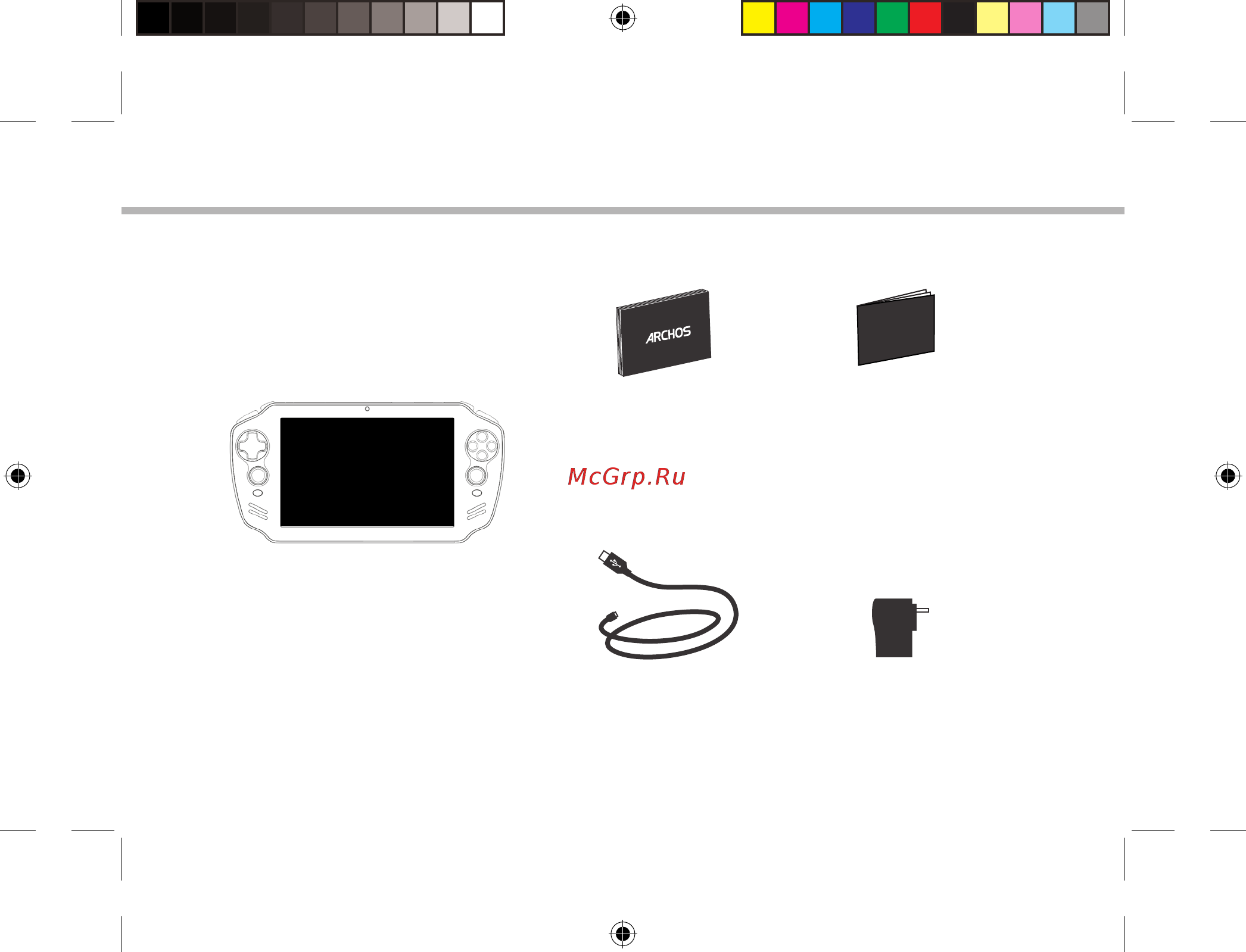 Archos GamePad 2 [142/162] Содержимое упаковки