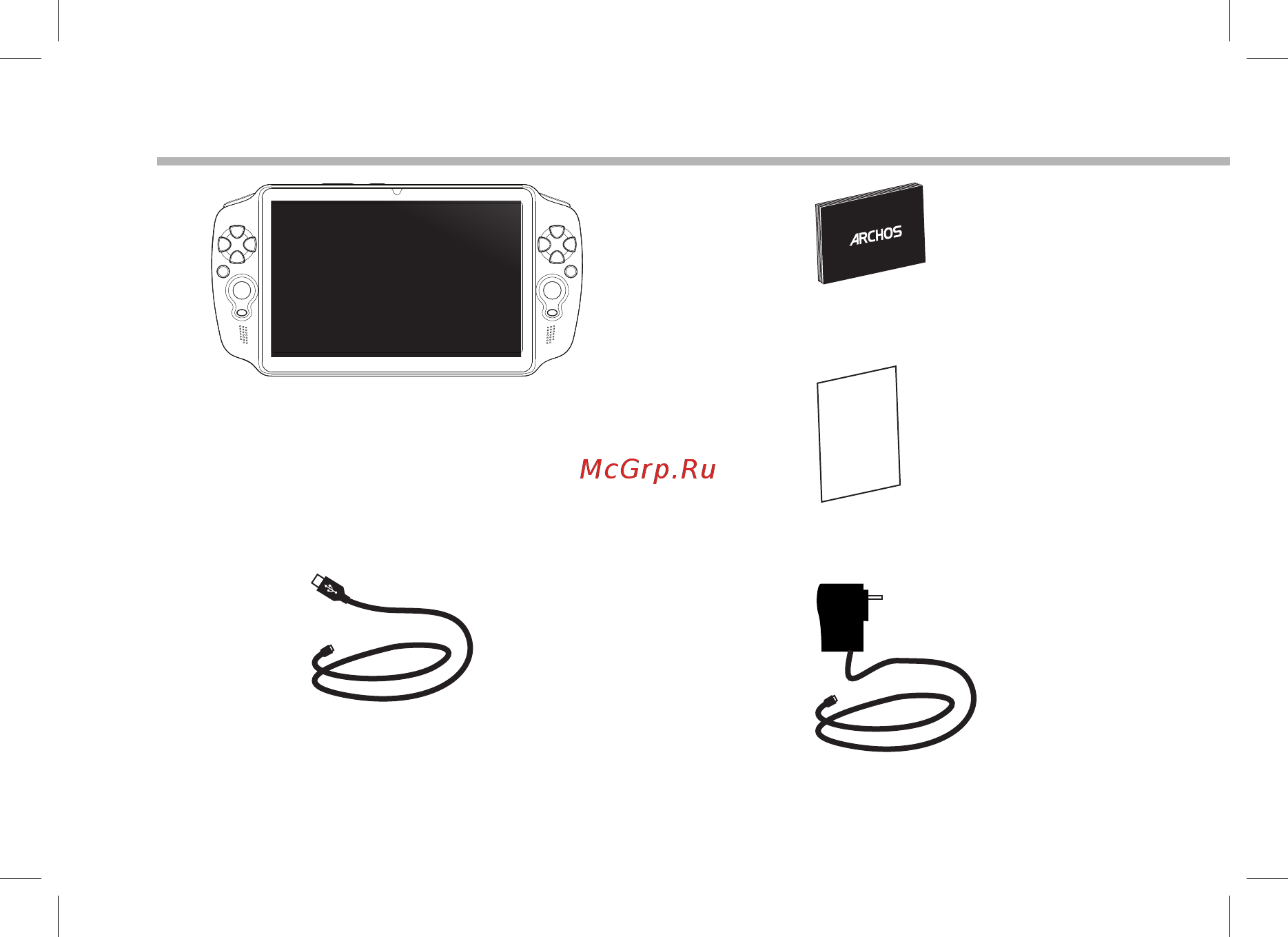 Archos GamePad [22/162] Contenu de la boîte