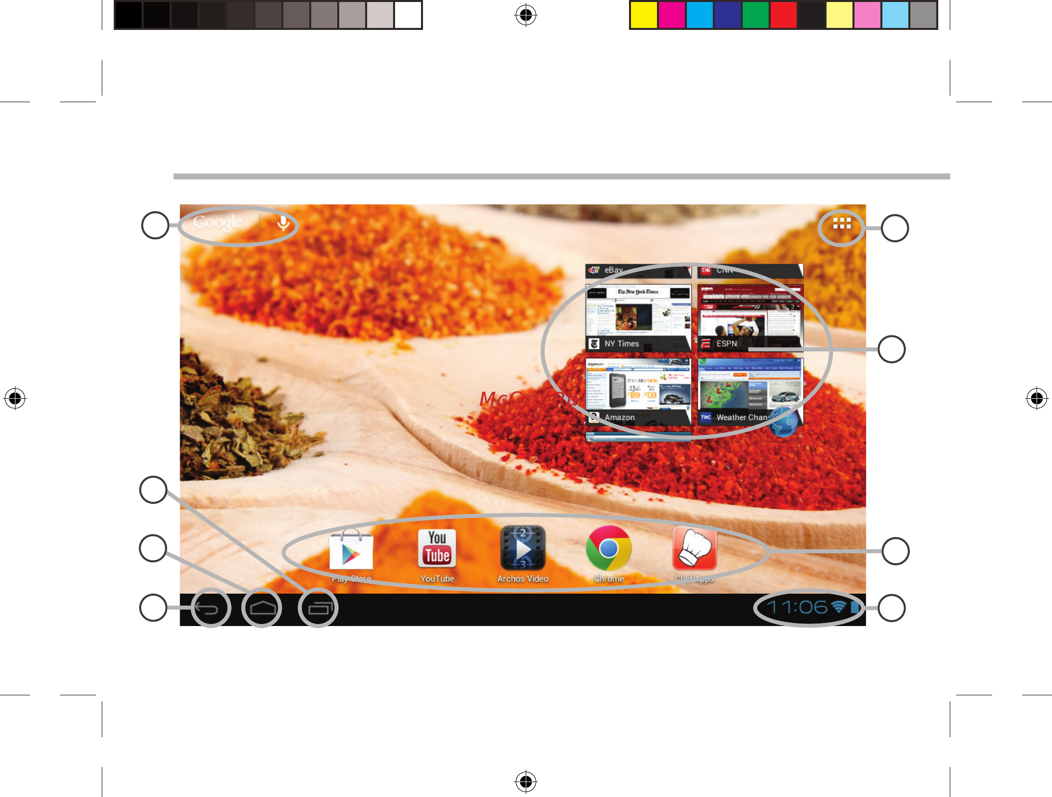 Archos ChefPad [8/114] Interface