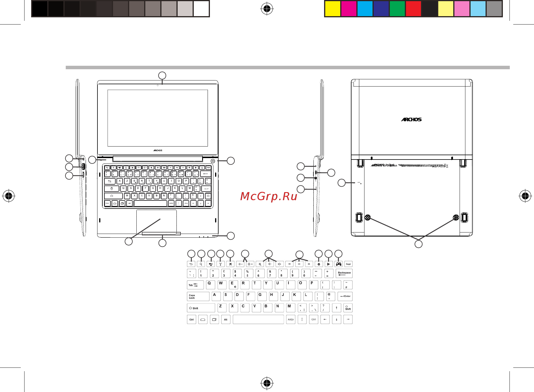 Archos ArcBook [104/162] Beschrijving archos
