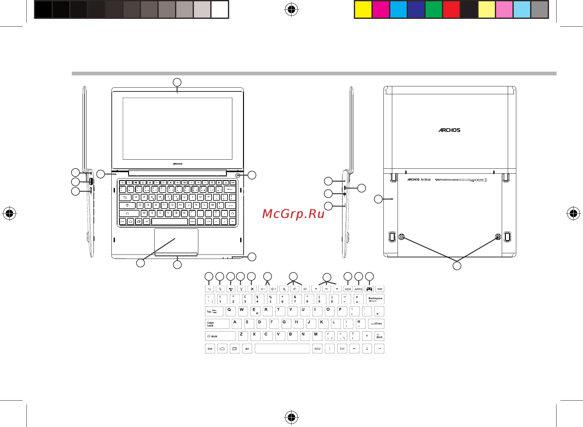 Archos ArcBook [44/162] Beschreibung des archos