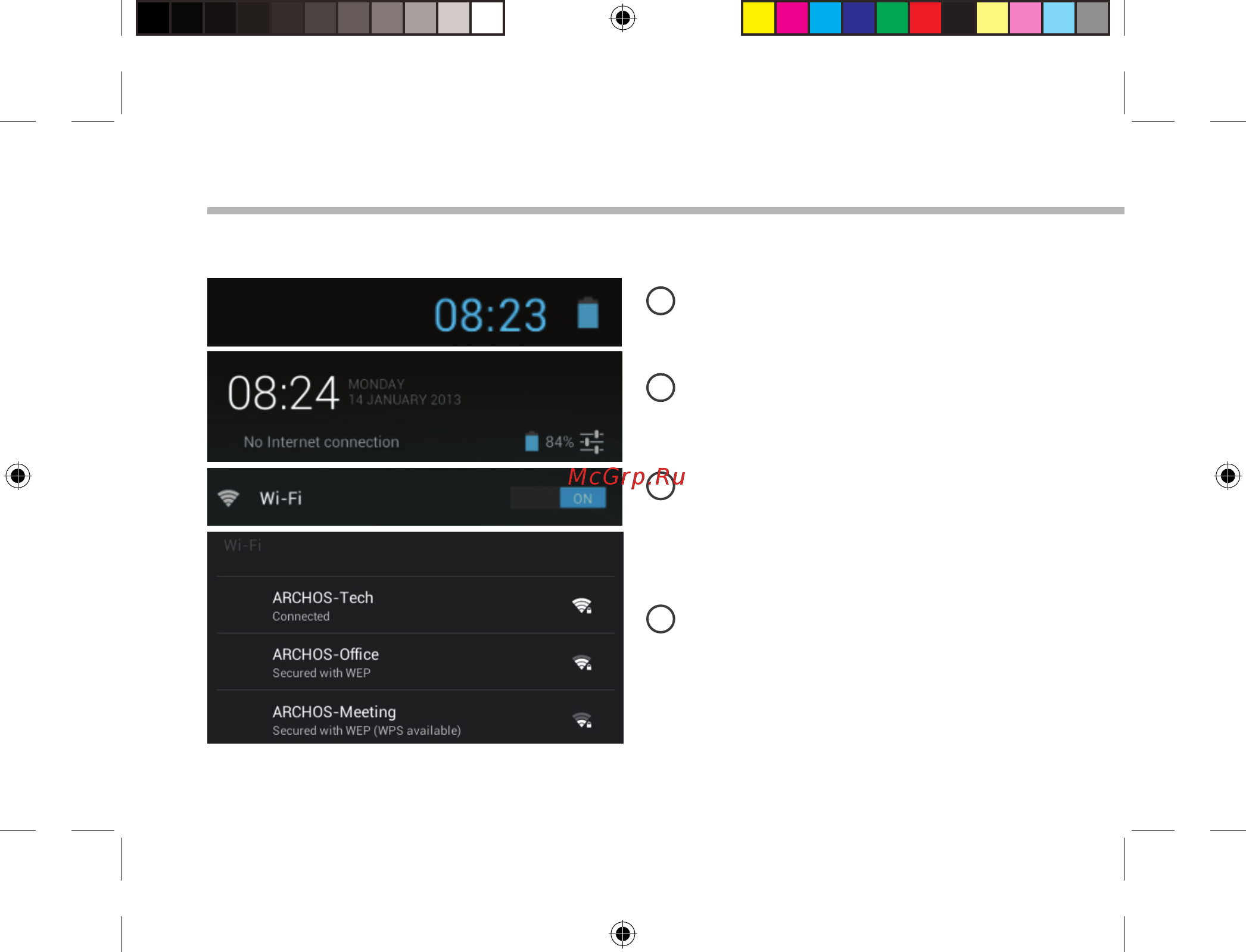 Archos 80 ChildPad [78/146] Connessione a una rete wireless