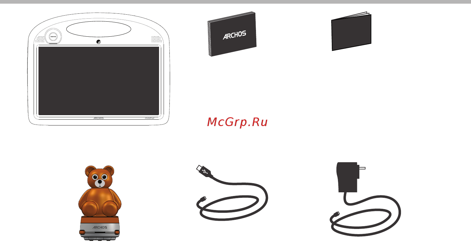 Archos 101 ChildPad [74/146] Contenuto della confezione