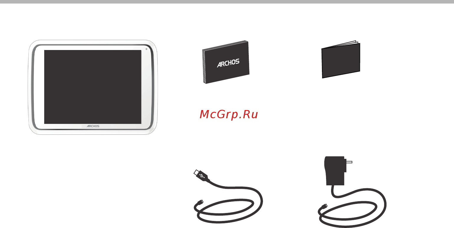 Archos 80 Carbon [100/114] Содержимое упаковки