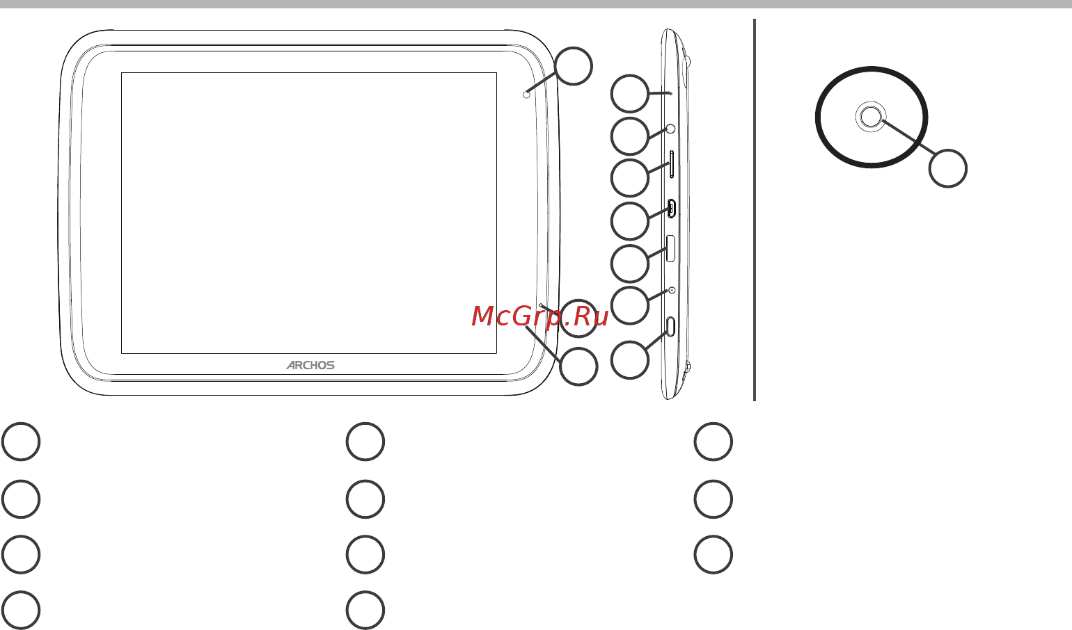 Archos 80 Carbon [46/114] Descripción del archos