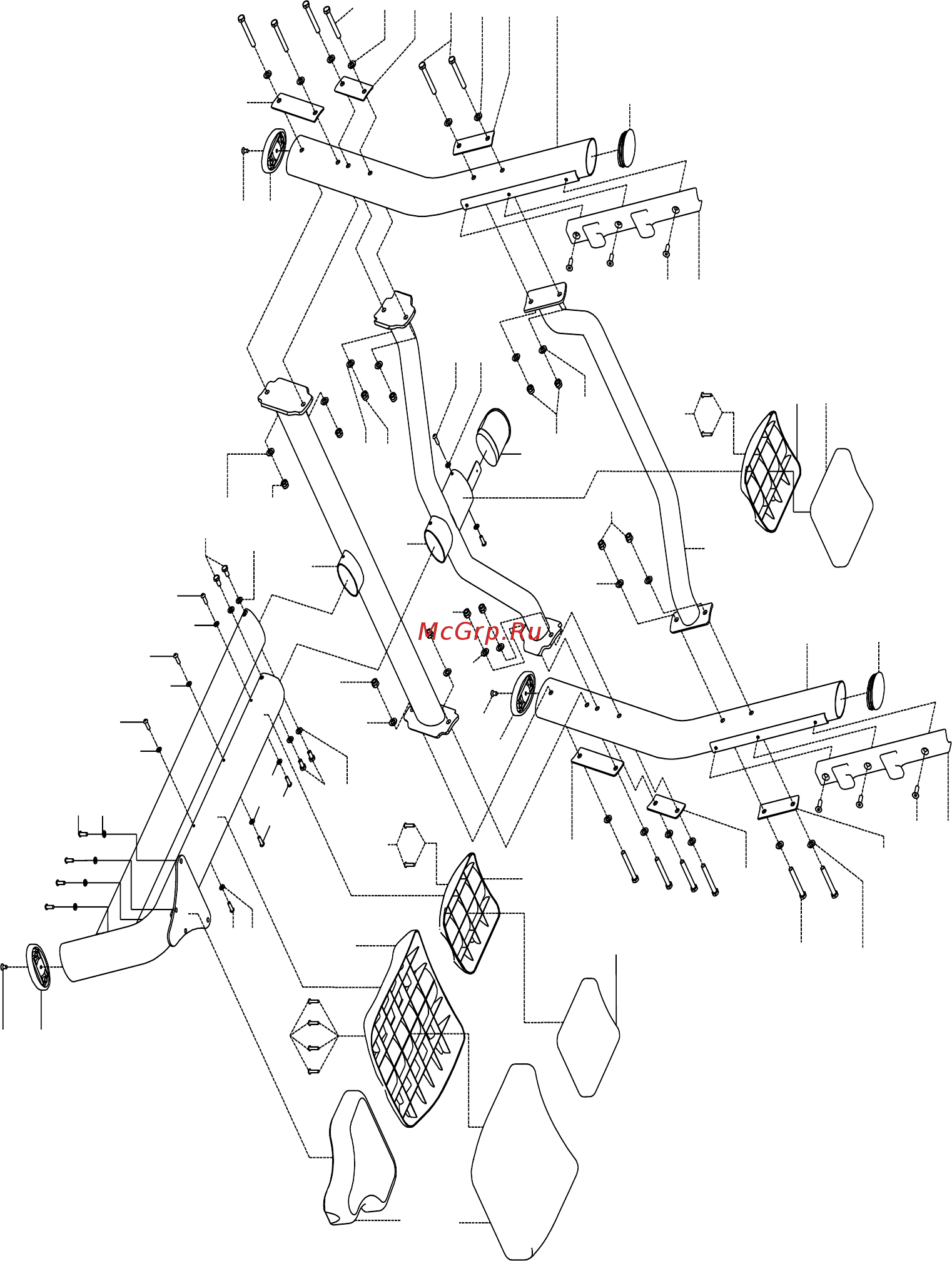 Bronze Gym H-023А [6/10] Exploded picture