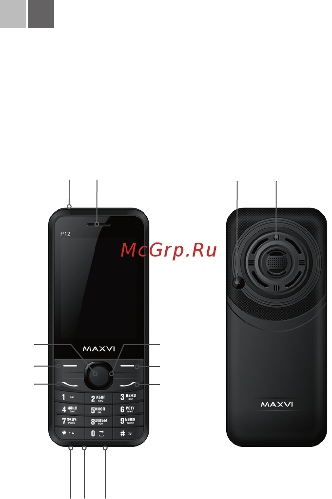 Maxvi P12 Grey [18/50] Телефонға жалпы шолу