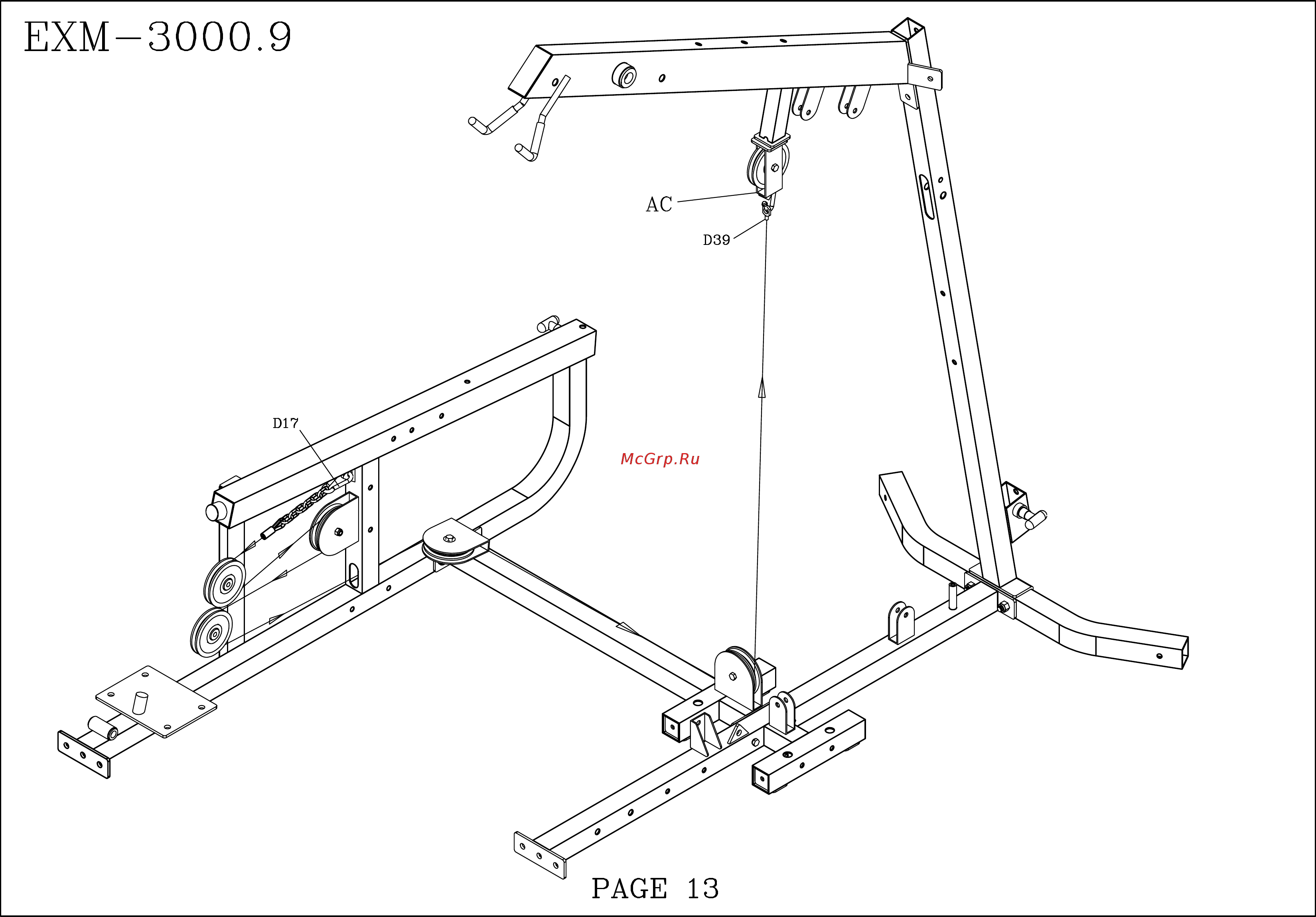 Body Solid EXM3000LPS/EXM3000LP [14/15] Exm3000 p13