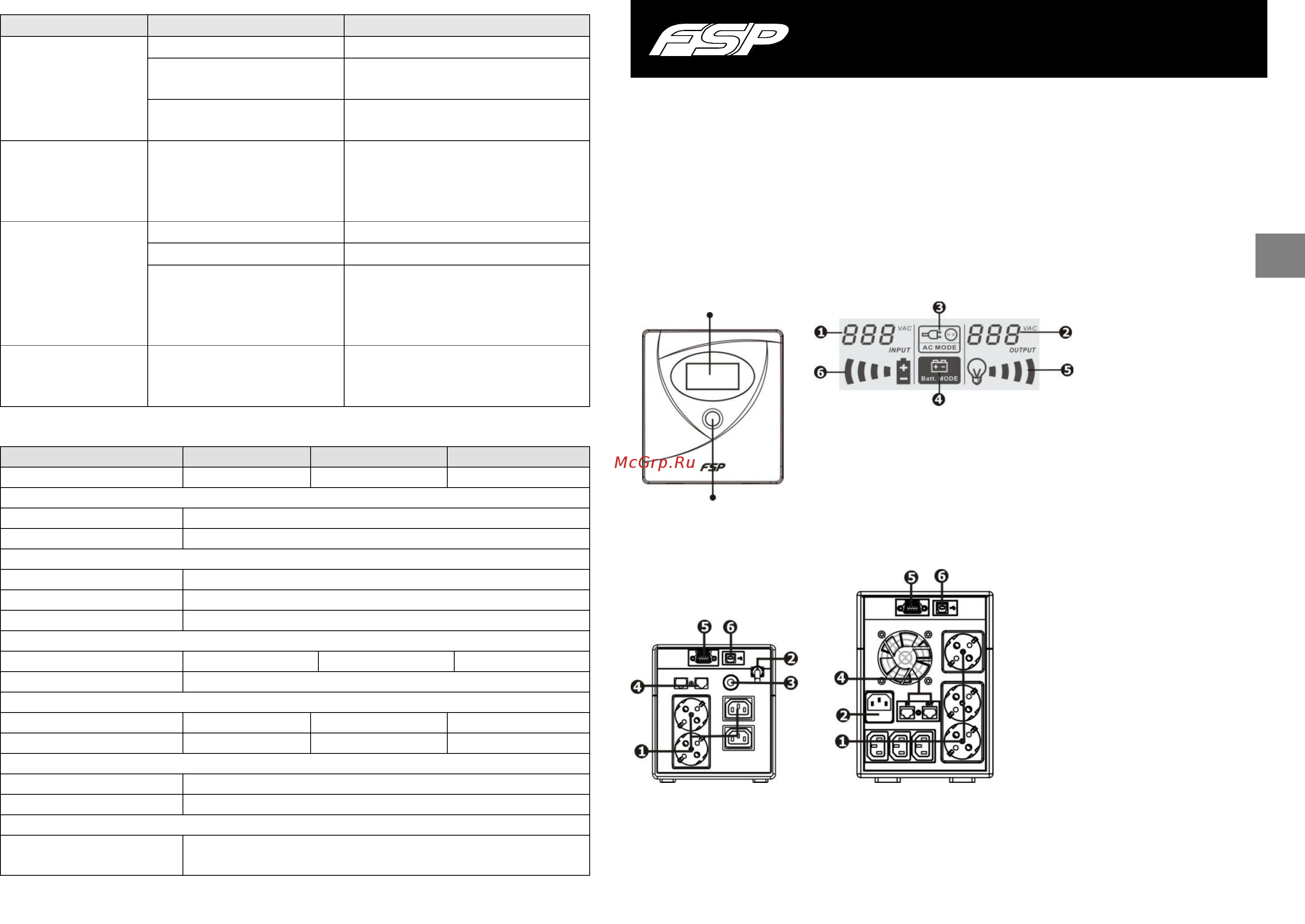 FSP VESTA 1000 [3/6] Жк панел