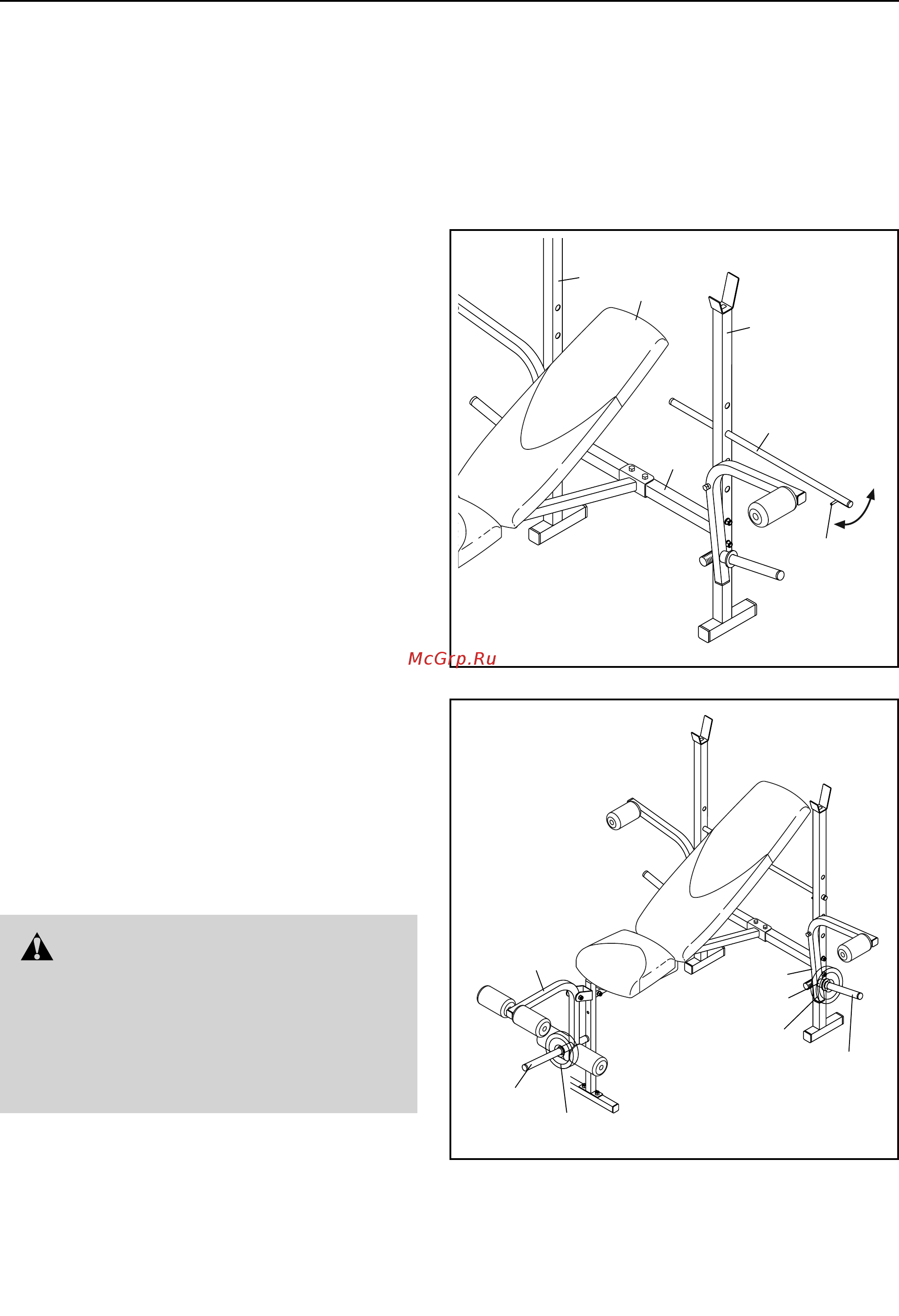 Weider Pro 256 [10/16] Внимание
