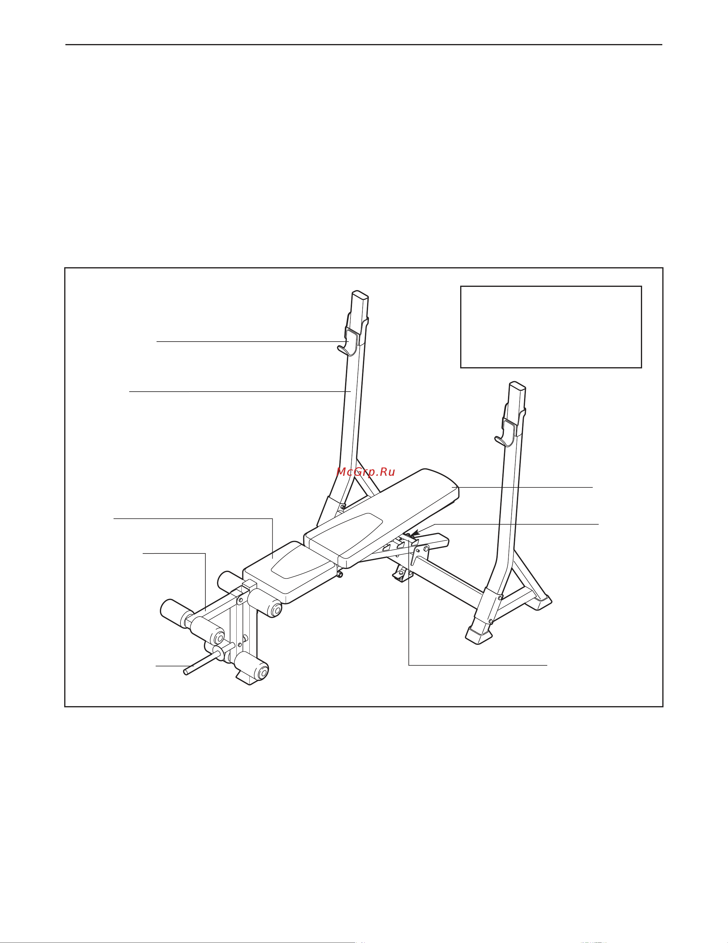 Weider 350 L [4/16] Перед тем как начать