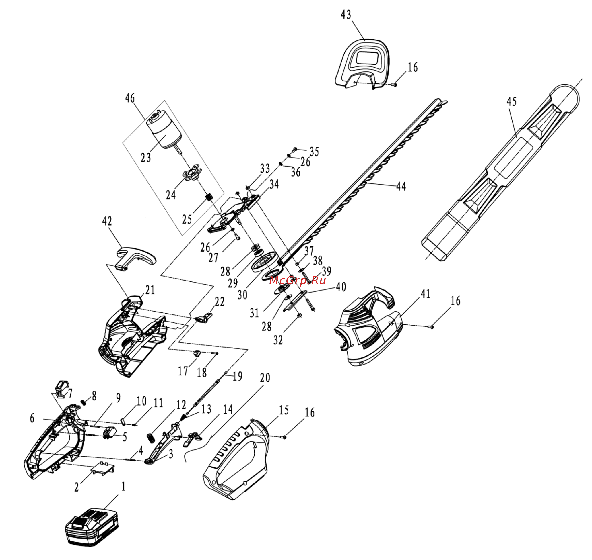 Энкор AccuMaster АКМ1870 (49270) Схема сборки онлайн