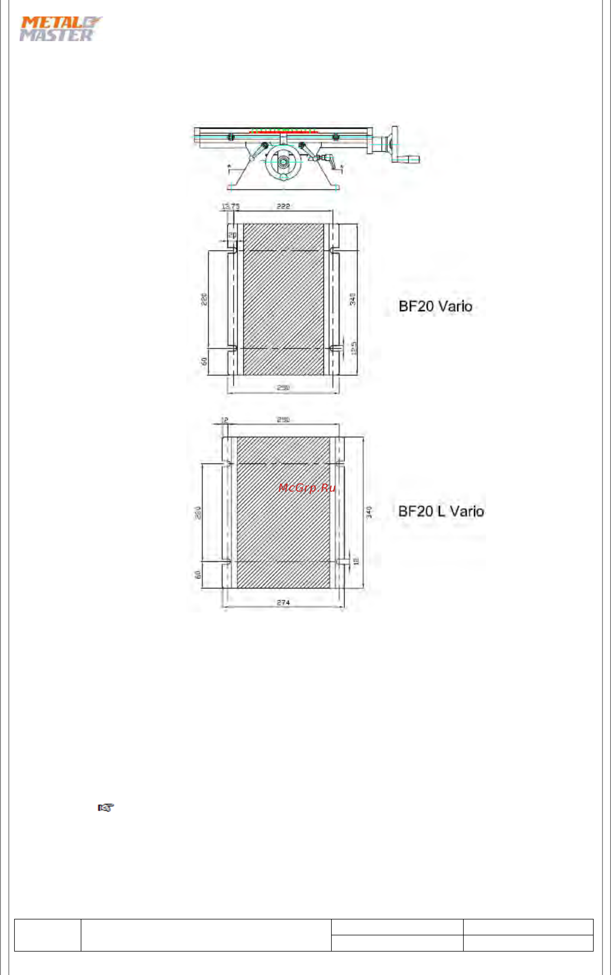 Metalmaster MML 280x700 MV [72/94] Сверлильно фрезерная голова