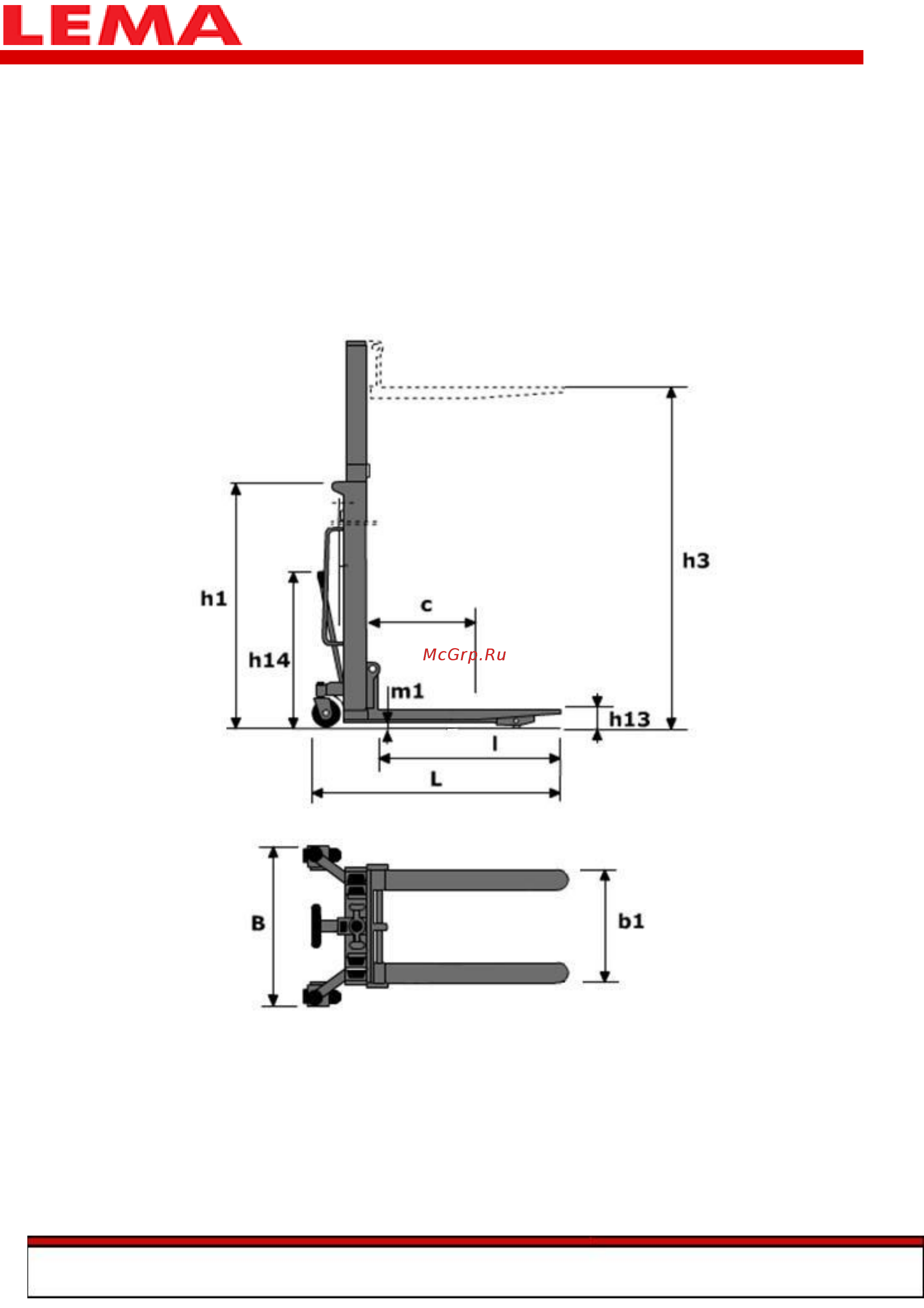 Lema LM 1016 [13/57] Технические данные