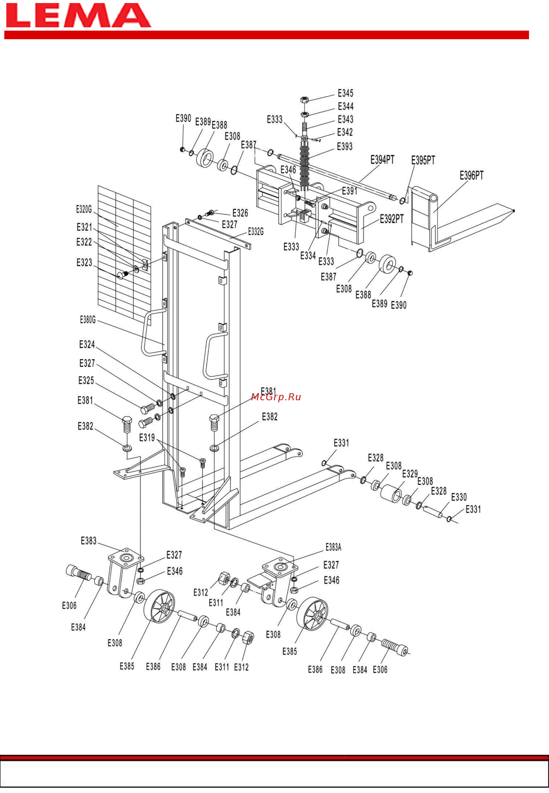 Lema LM 0516W [36/57] Система мачты lm 0516w