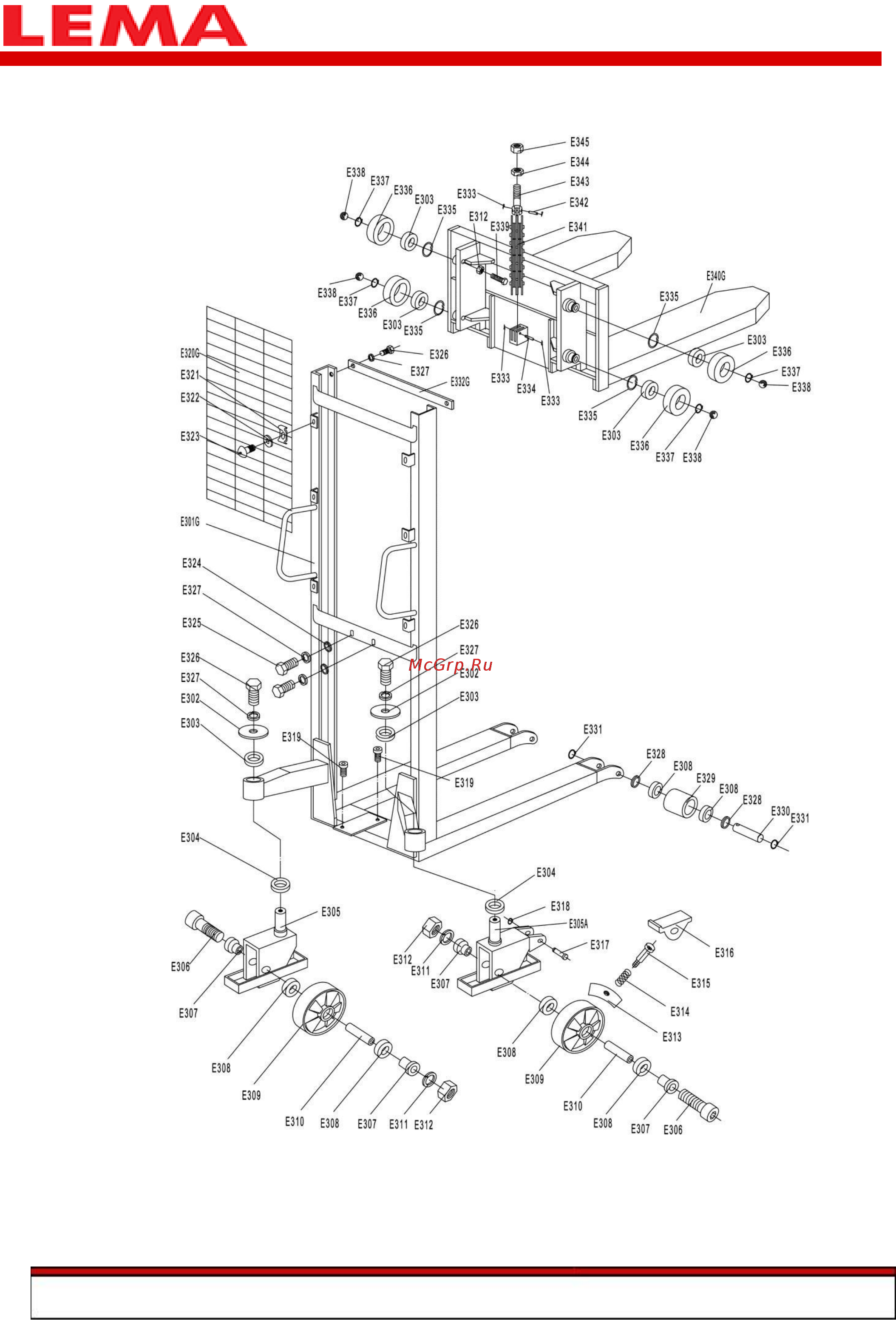 Lema LM 1516 [39/57] Система мачты lm 1016
