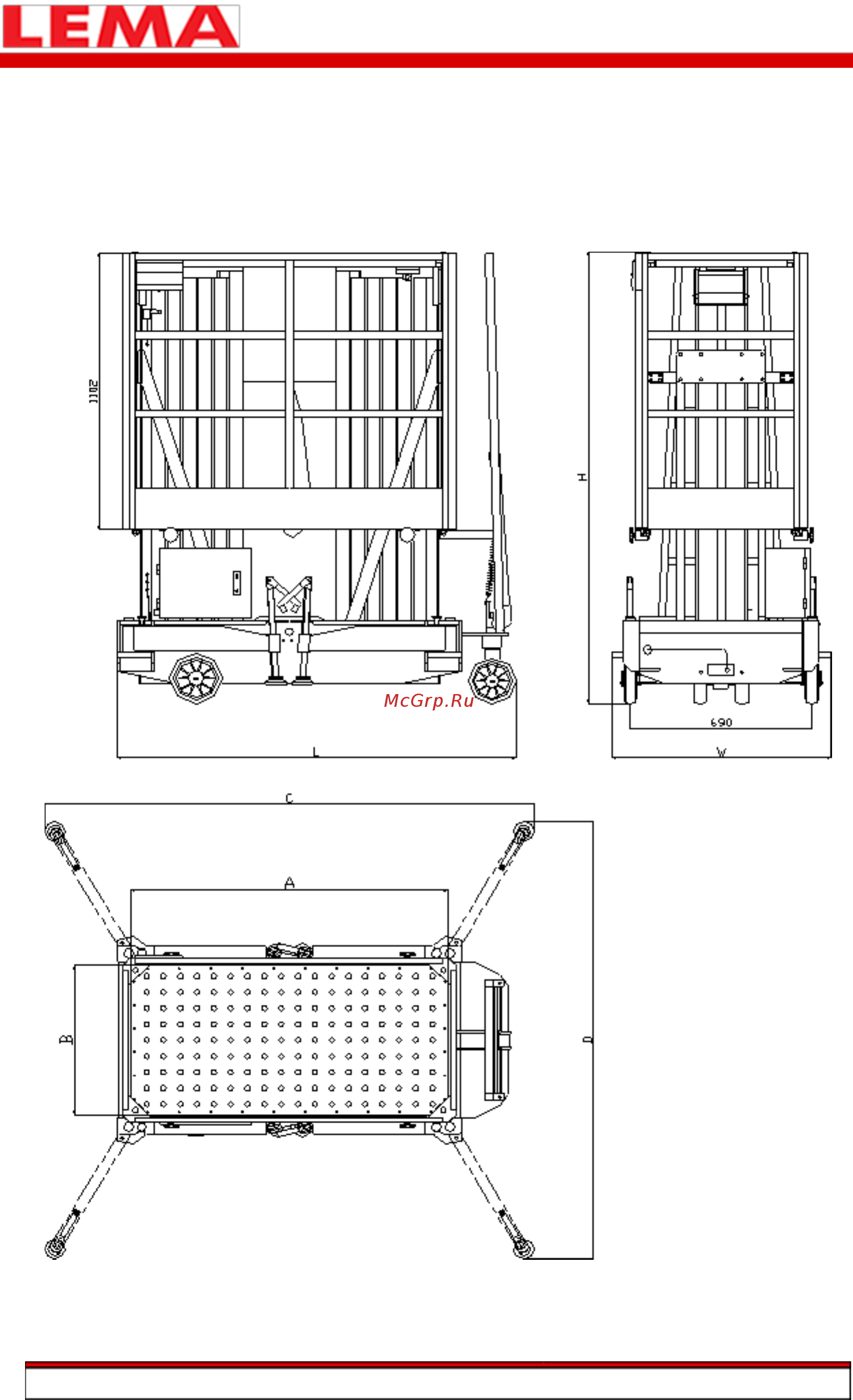 Lema LM WPAM-2-100 DC [4/37] Технические характеристики